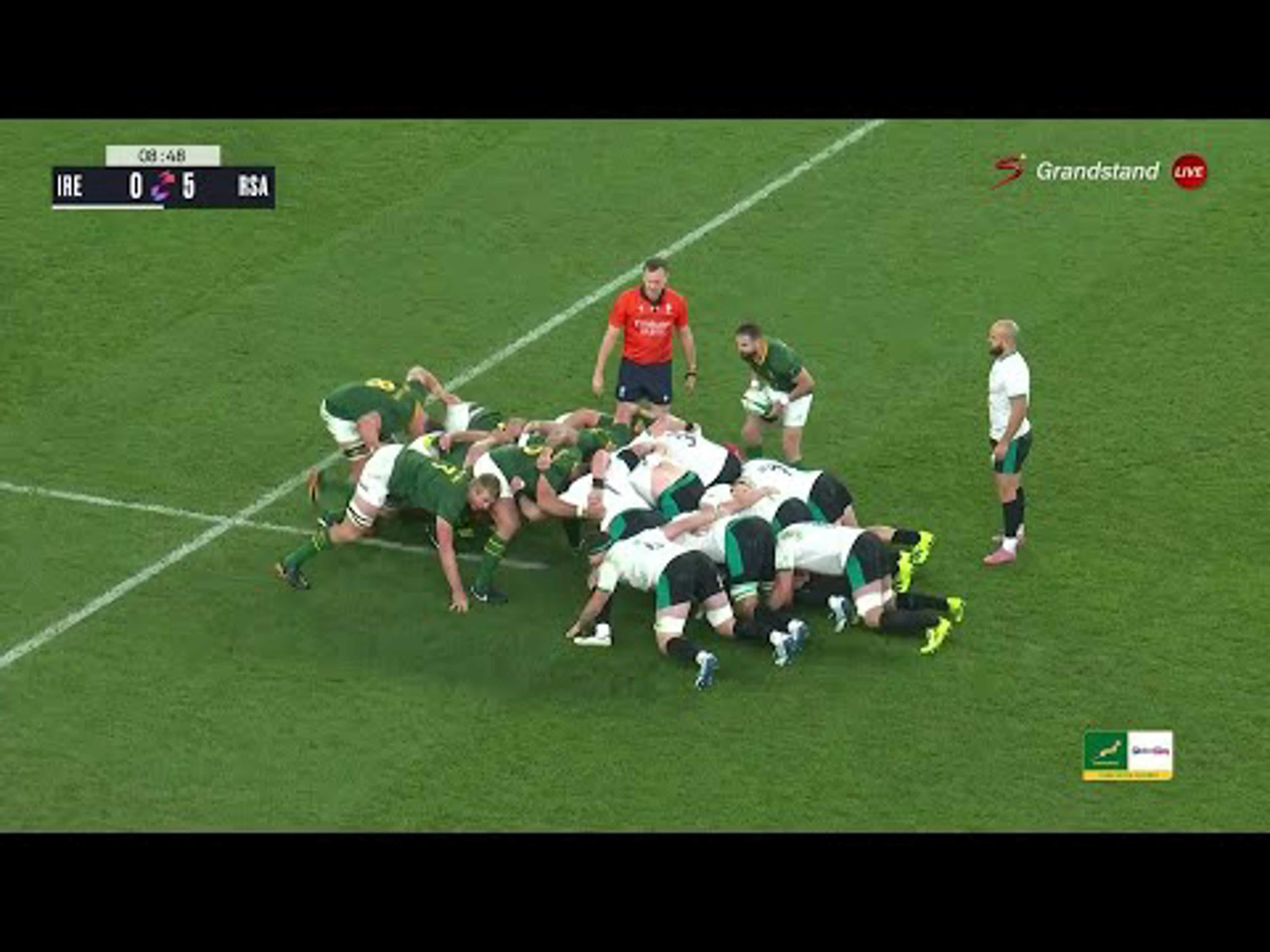 Springbok scrum dominates Ireland at the Aviva