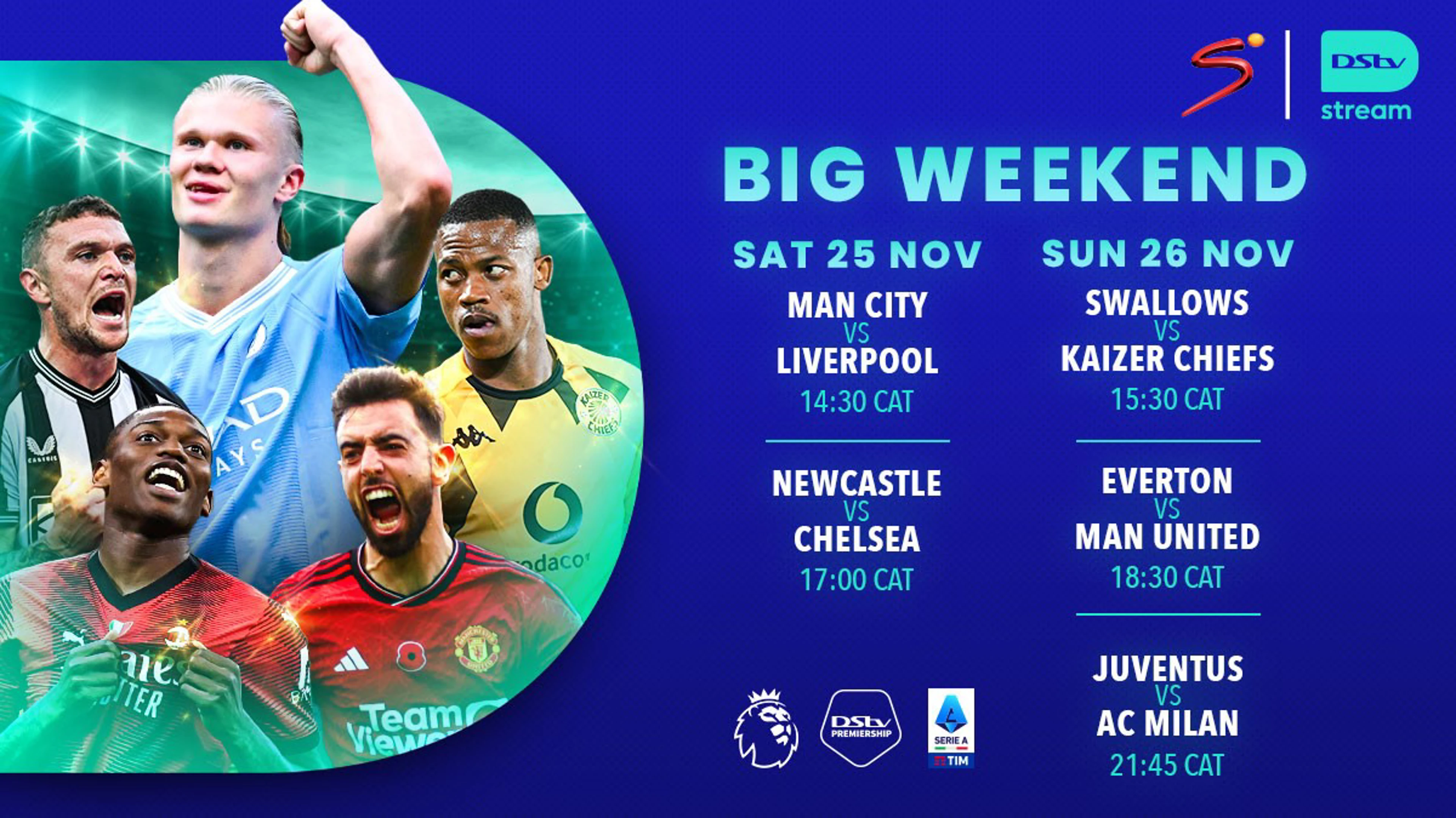 Big Football Weekend for SuperSport viewers