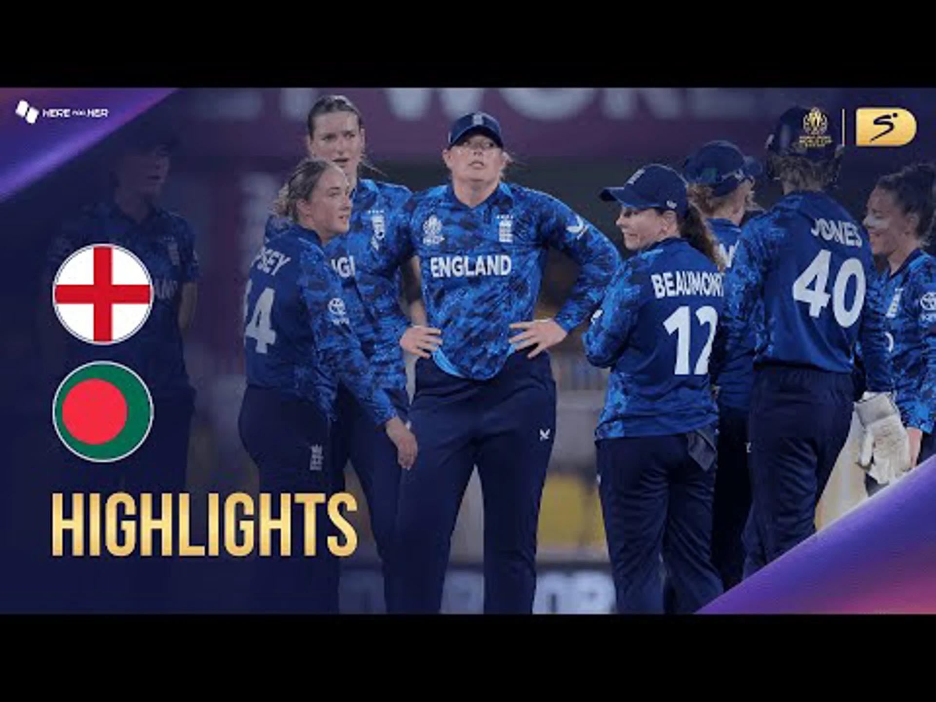 Bangladesh W v England W | Match Highlights | ICC Women's CWC 2025