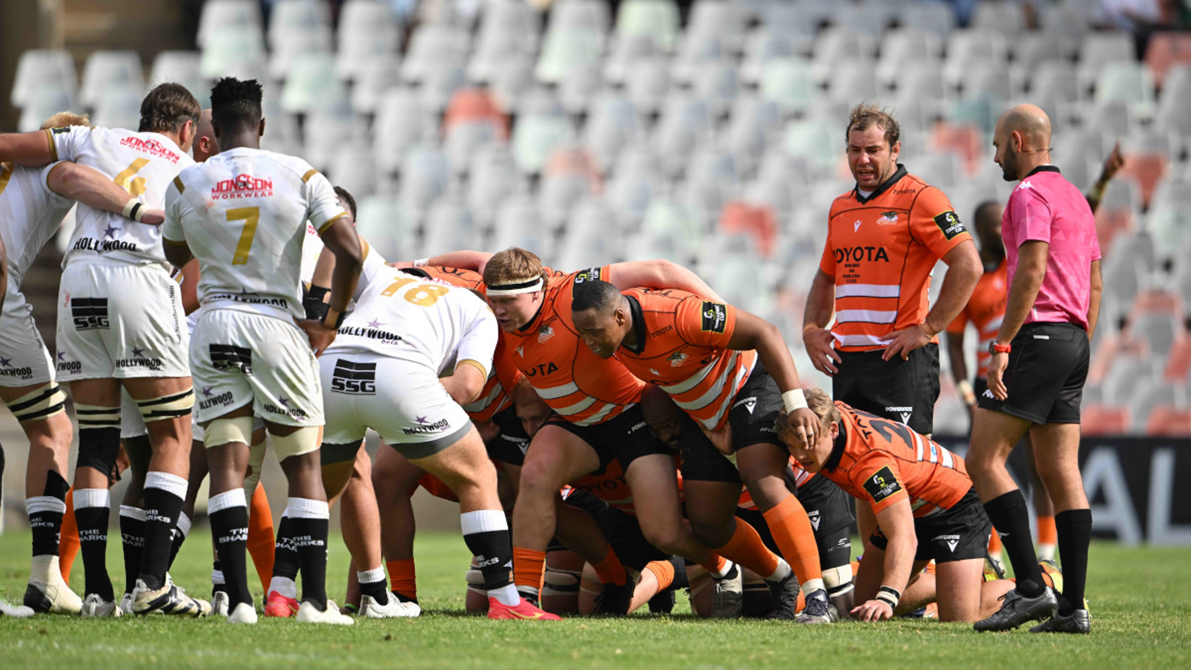 Jasper try clinches exciting Cheetahs win over Sharks