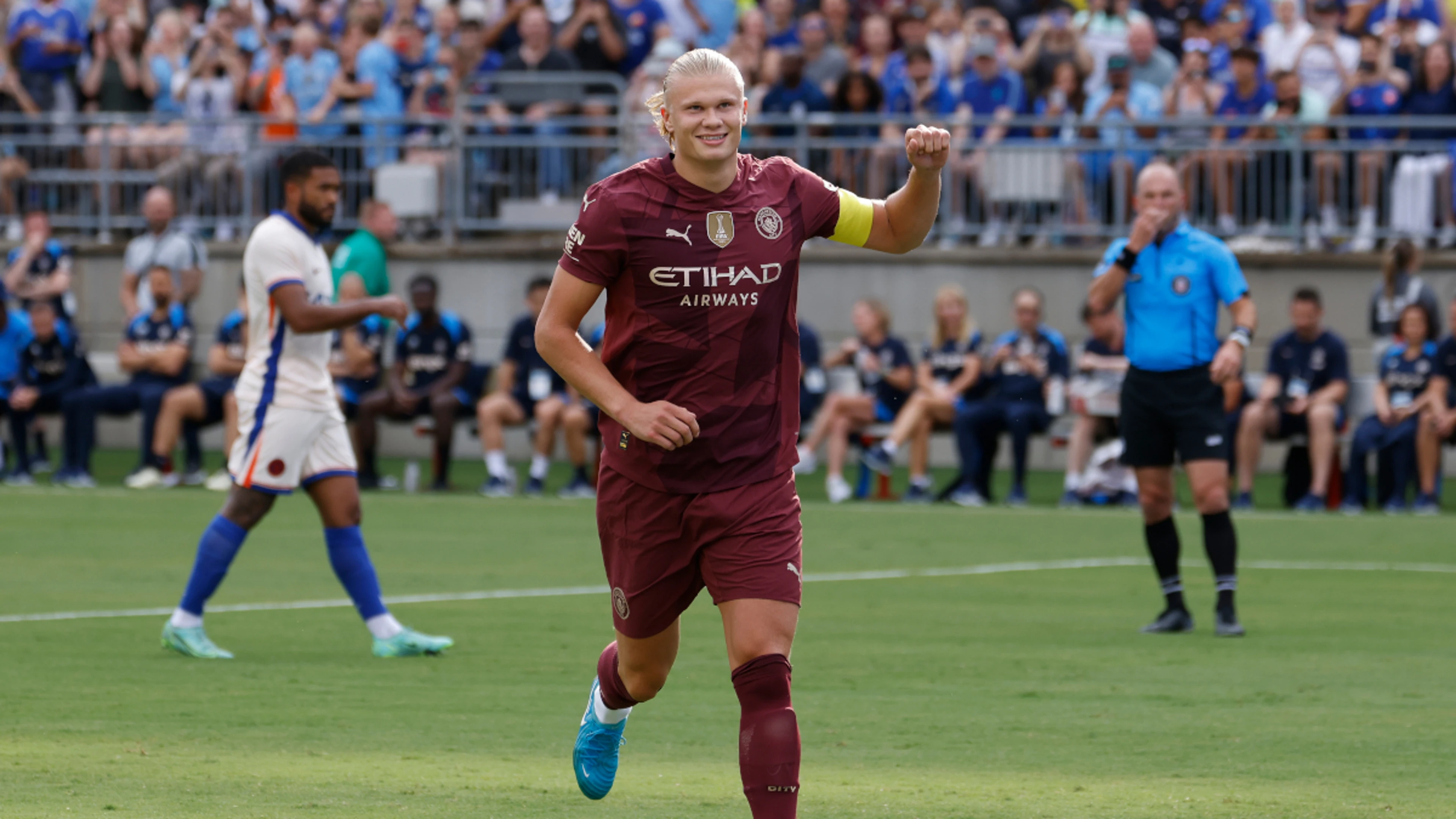Haaland hat-trick powers Manchester City to win against Chelsea