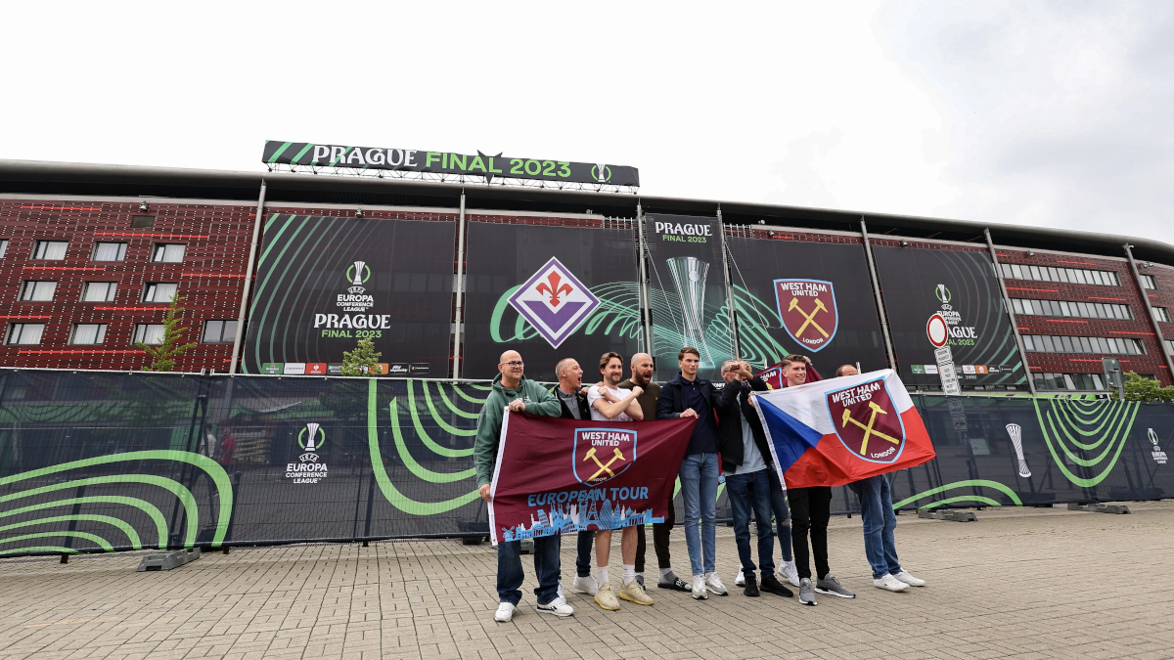 No ticket? No problem for West Ham fans in Prague