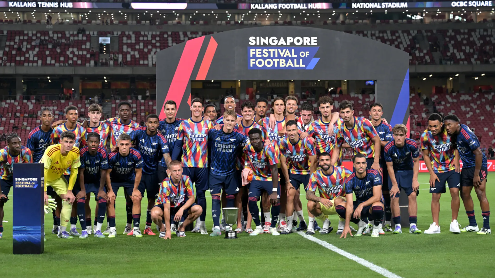 Arsenal off to winning pre-season start in Singapore