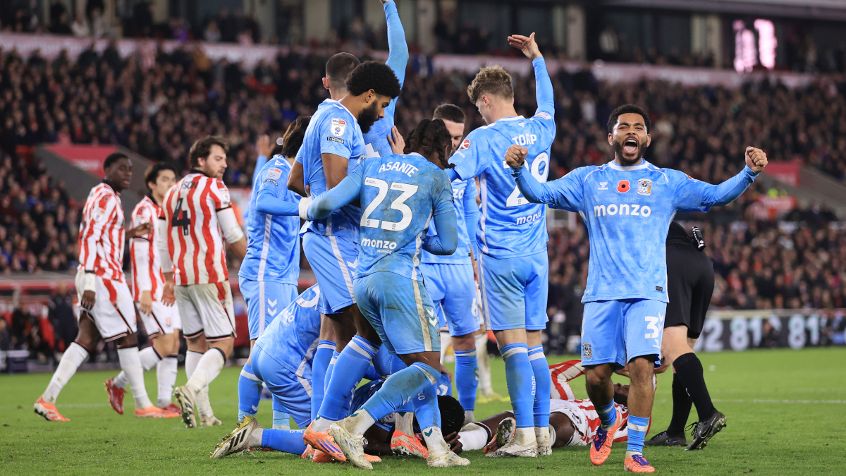 Mason-Clark's stunner sinks Stoke to boost Coventry promotion push