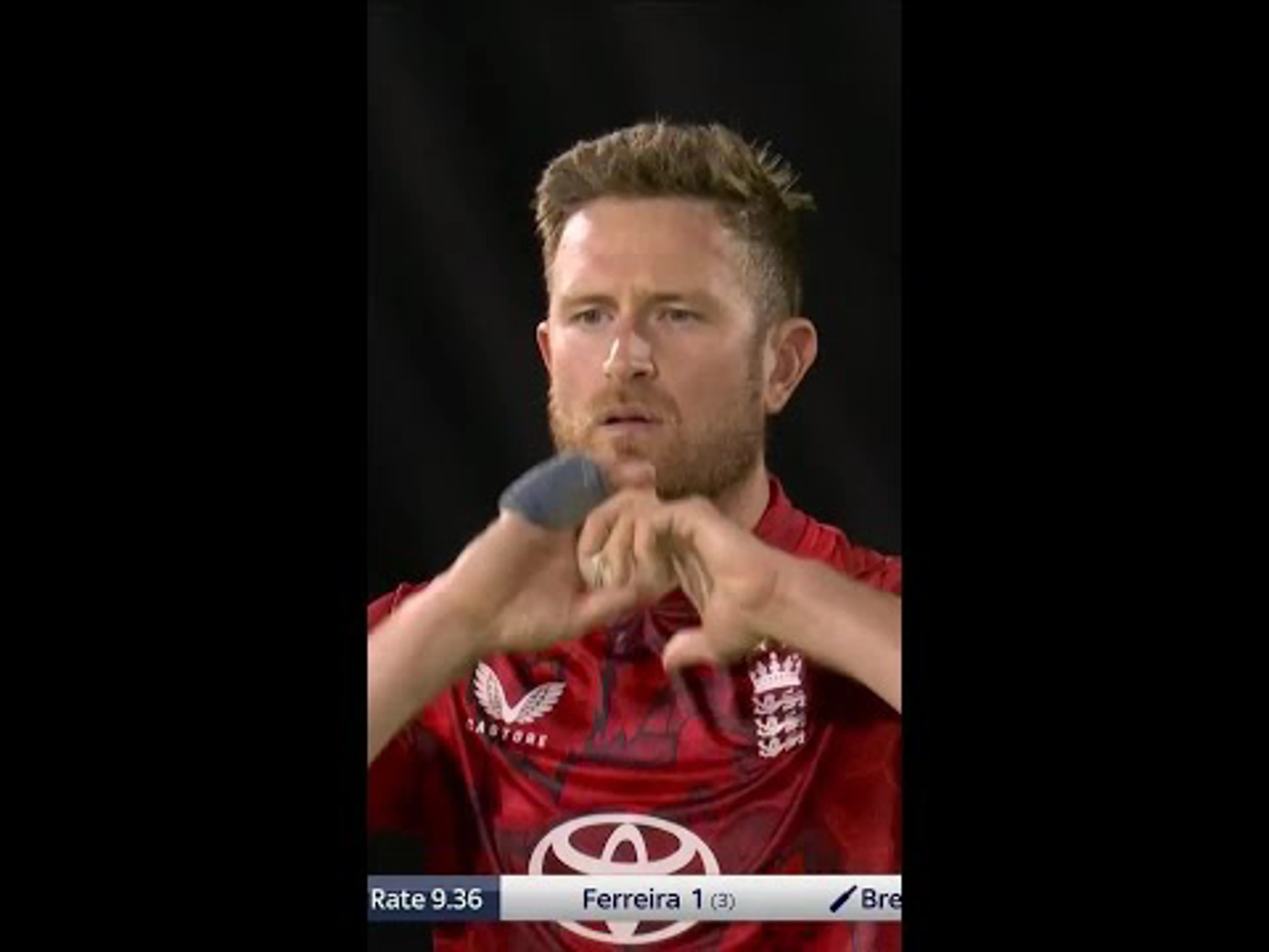 Brevis goes beast mode — head down, eyes locked, and launches a monster six!