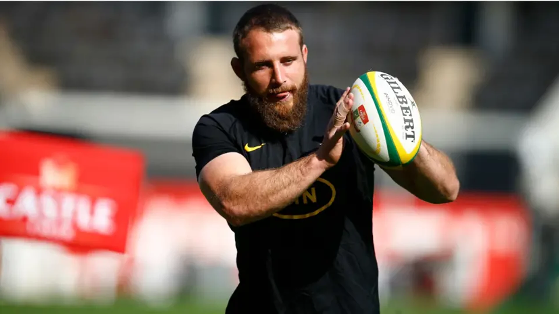 TRAINING AGAIN: Steenekamp almost ready for action