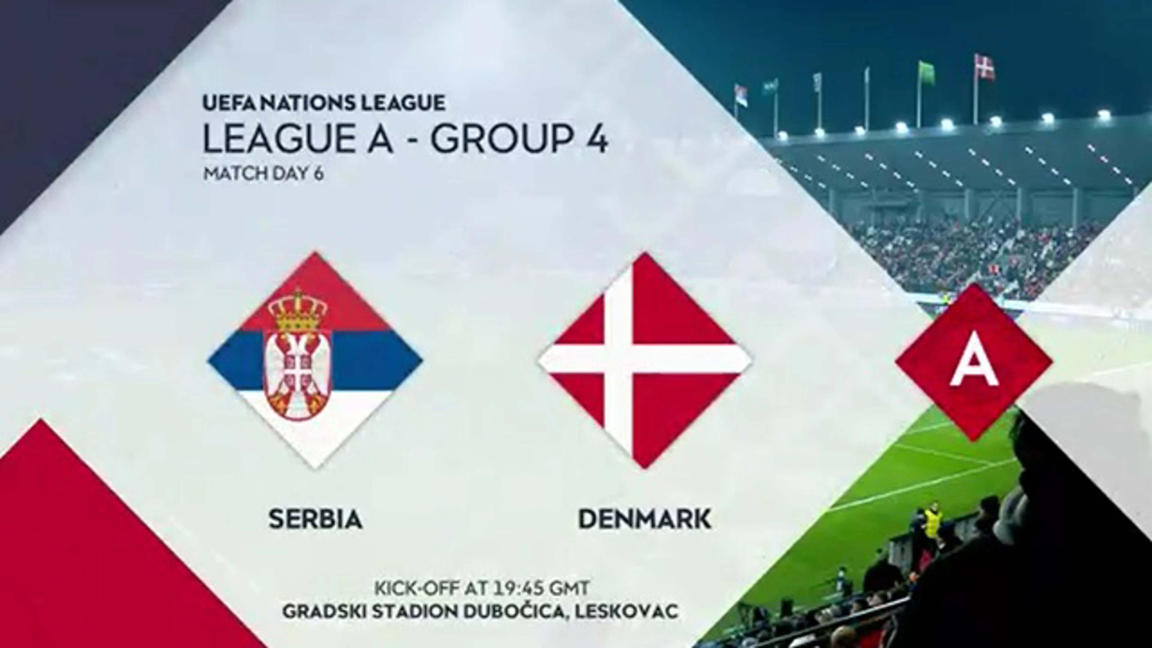 Serbia v Denmark | Match Highlights | UEFA Nations League