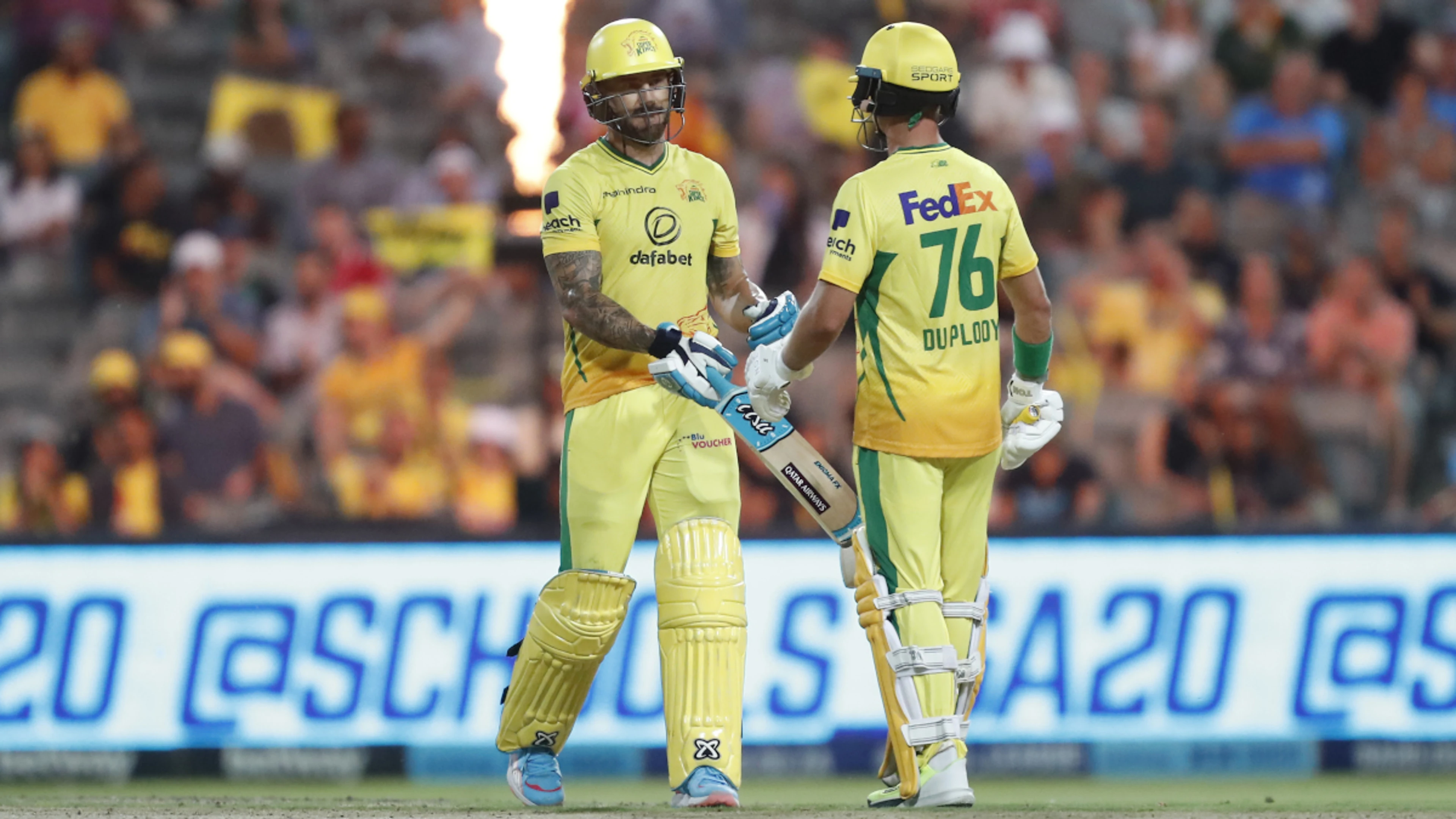 Du Plessis leads Super Kings to emphatic victory