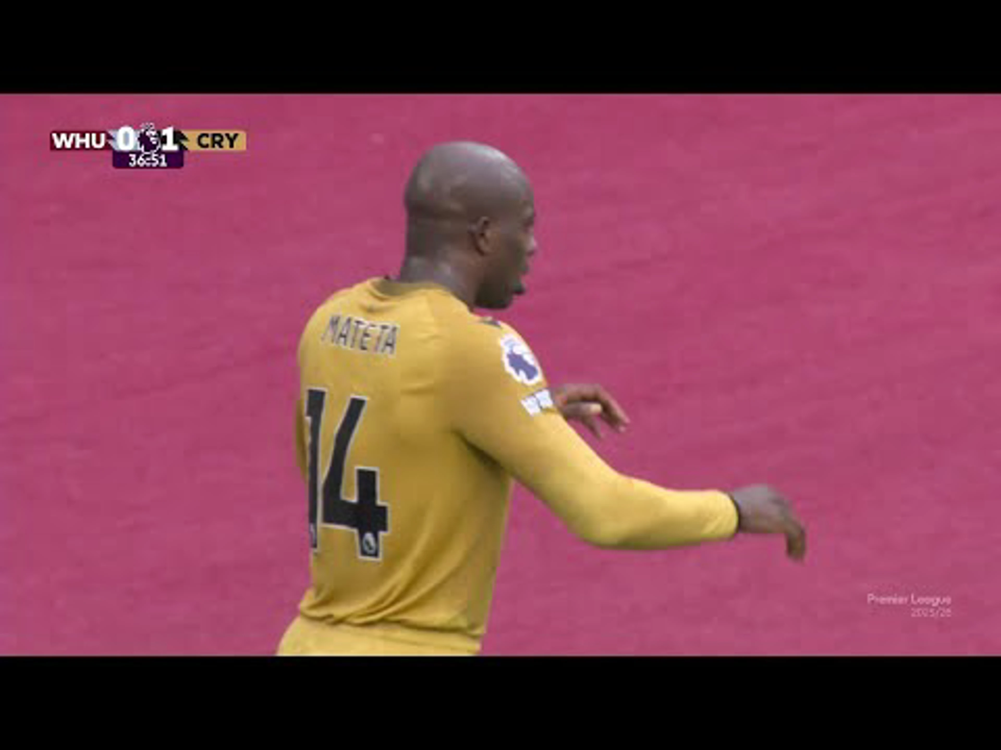 Jean-Philippe Mateta | 37ᵗʰ Minute Goal v West Ham