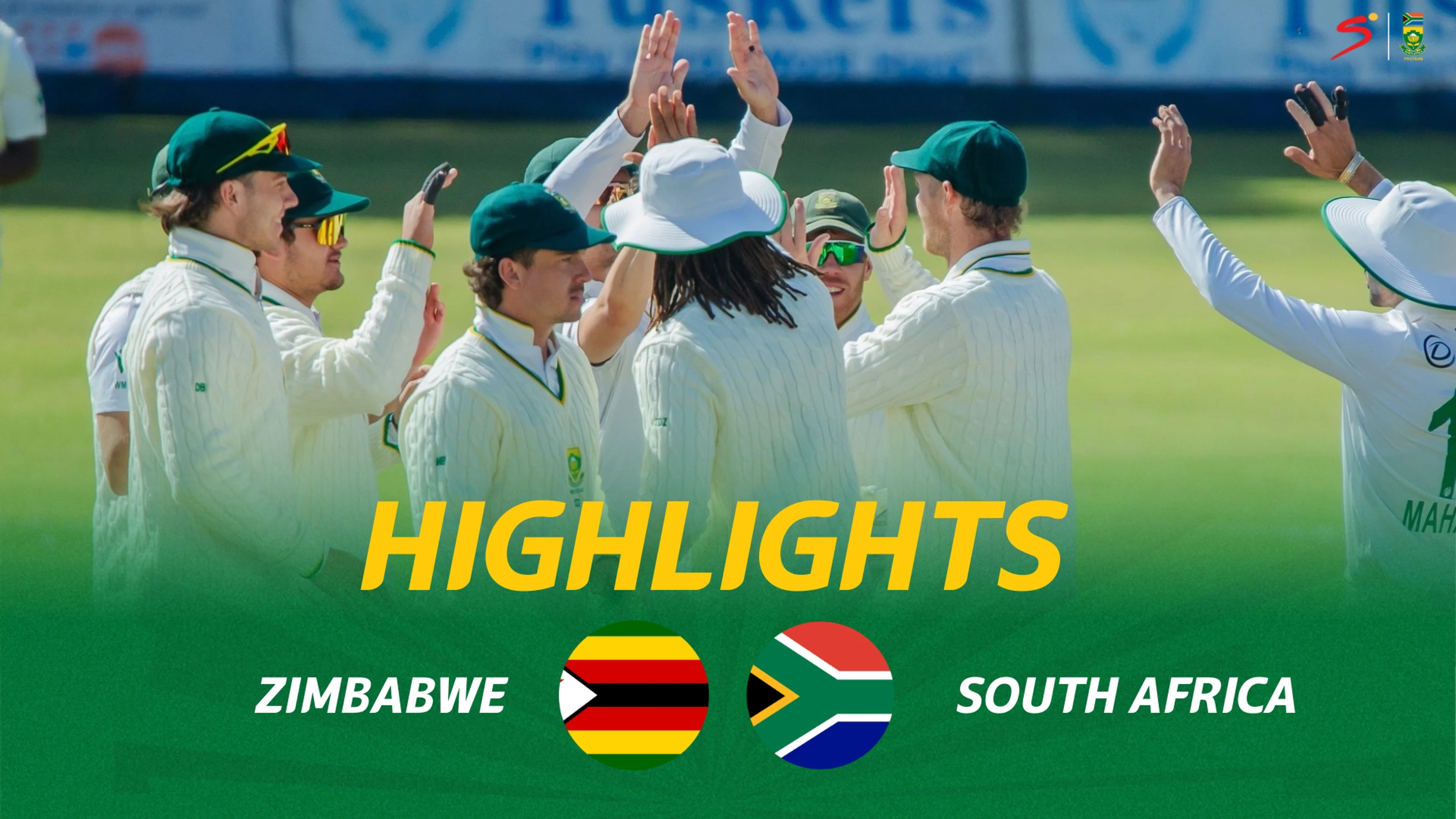 Zimbabwe v South Africa | Short Highlights | 1st Test Day 4