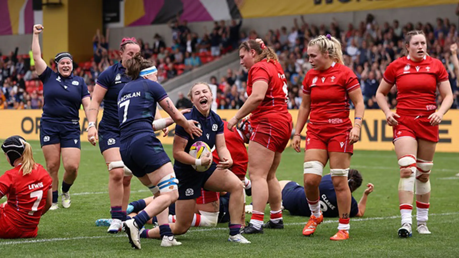 Scotland v Wales | Match Highlights | Women's Rugby World Cup