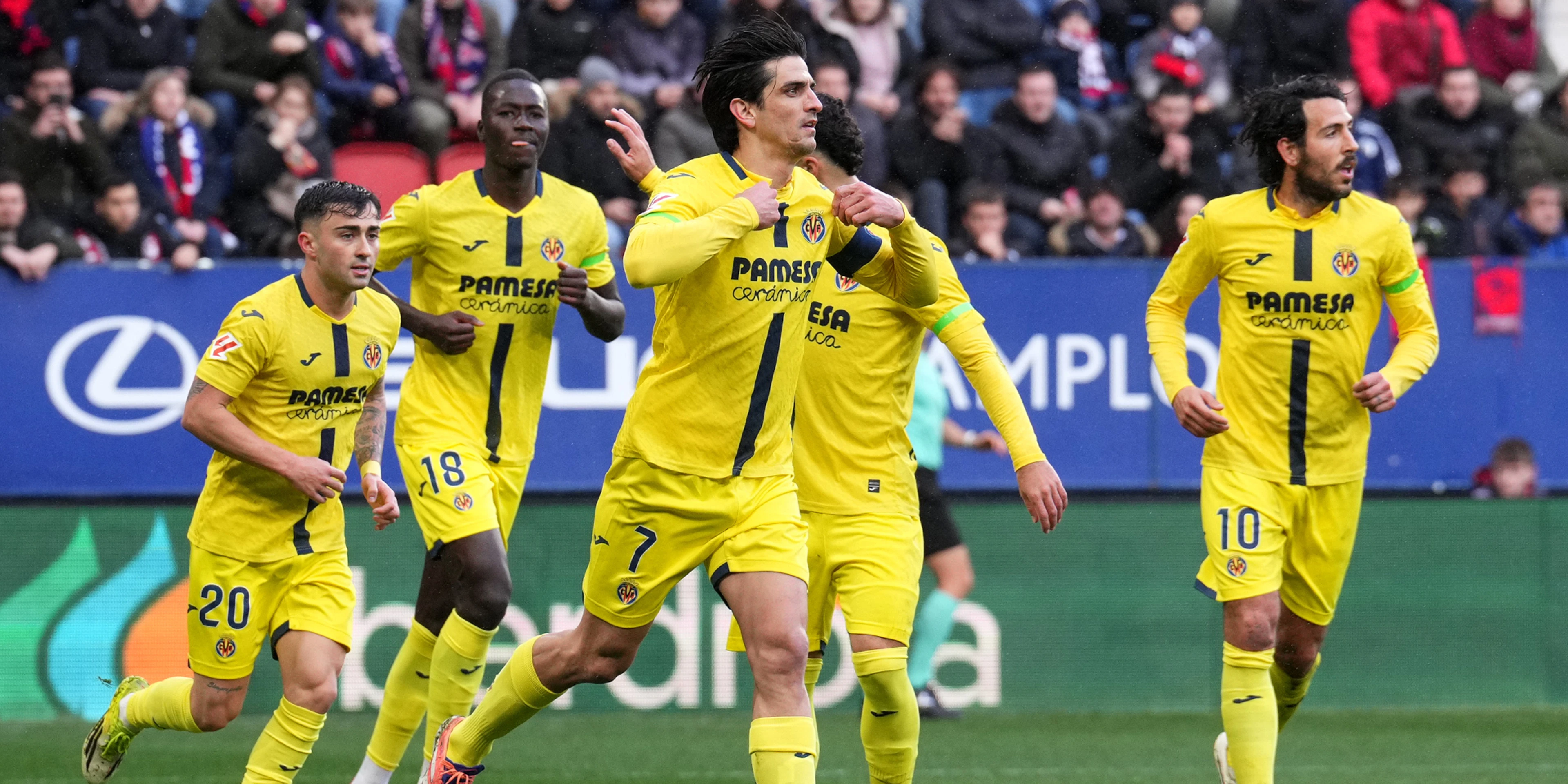 Moreno bags brace but Villarreal held at Osasuna