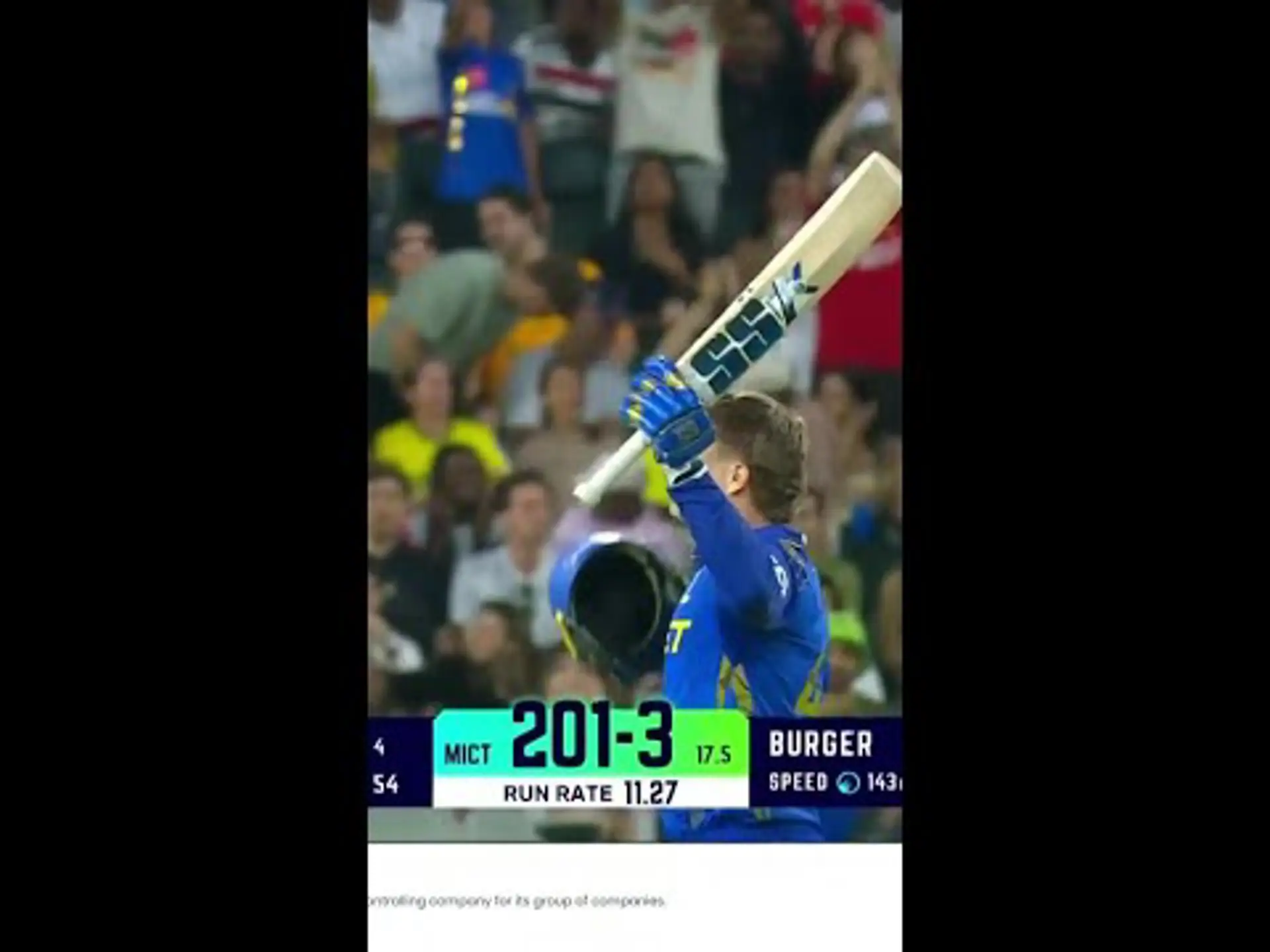 Another 100 for Rickelton!