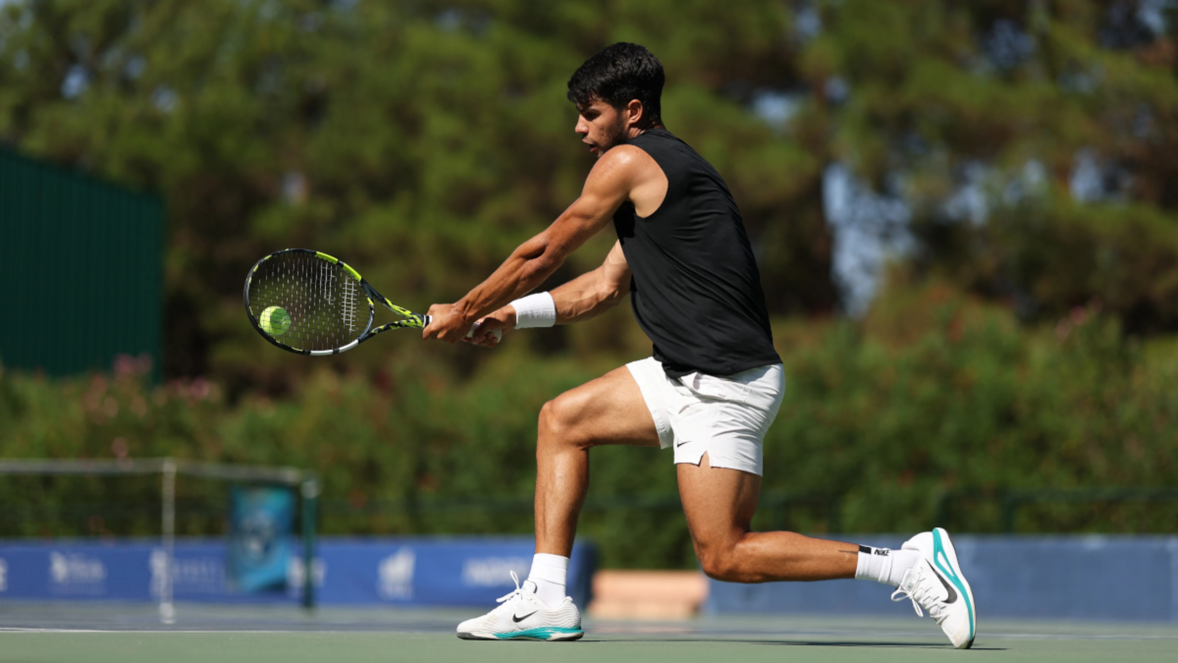 Smiling through: Alcaraz won't let Wimbledon defeat get him down