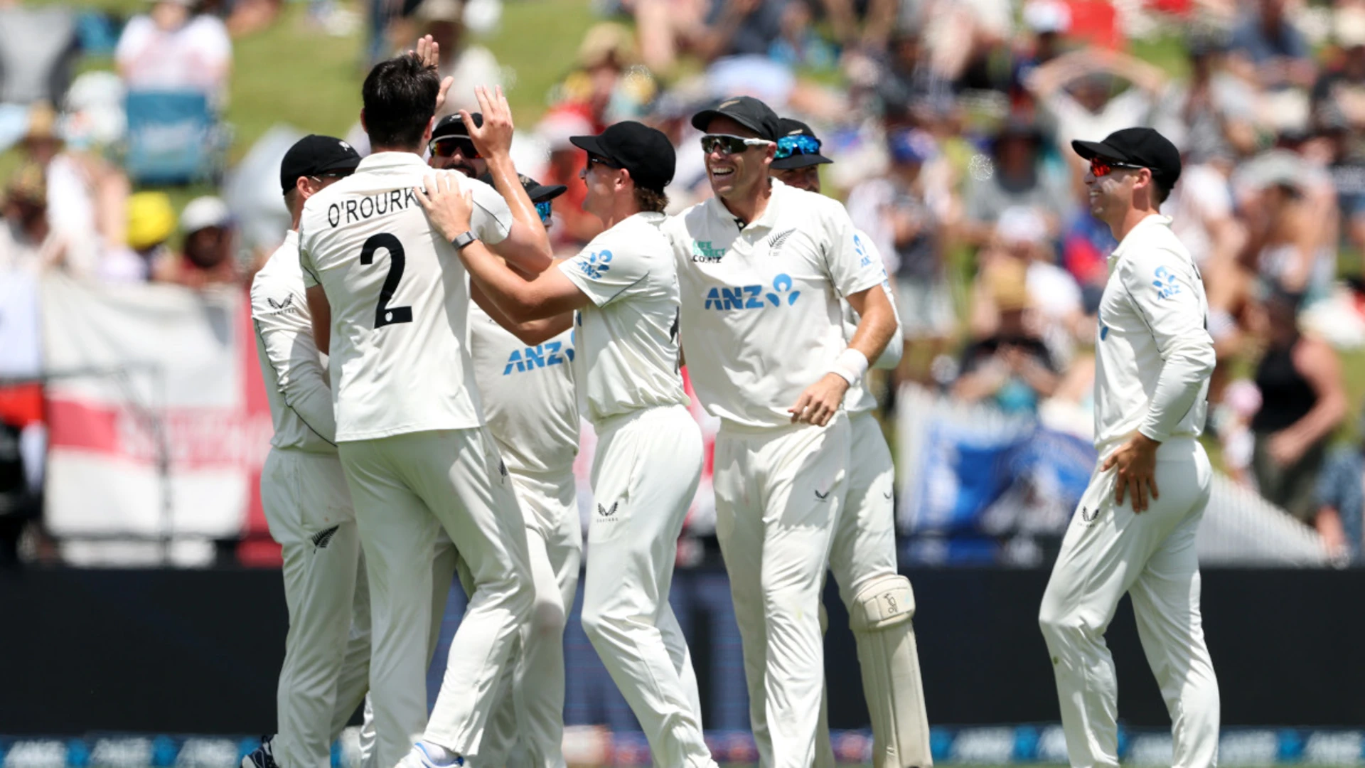 DAY 2: England crumble to 143 all out in third NZ test after O'Rourke blast