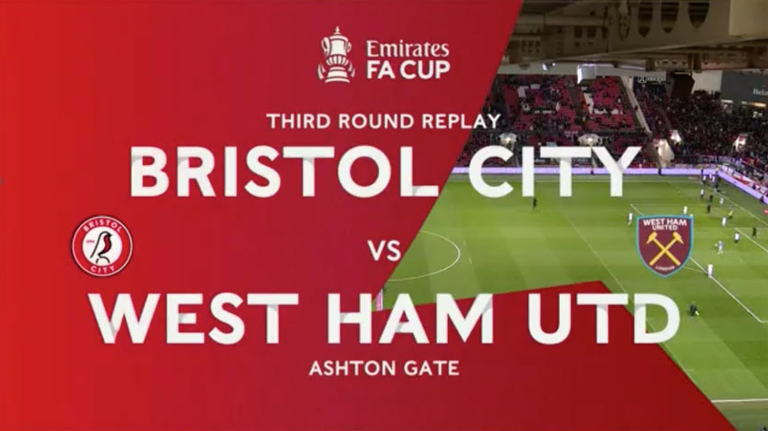 Bristol City V West Ham United | Match Highlights | Third Round Replay ...