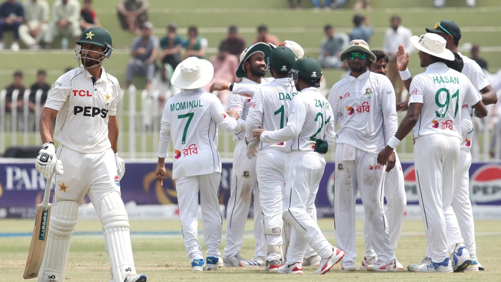 DAY 5: Najmul dedicates Bangladesh's historic cricket win to protest ...