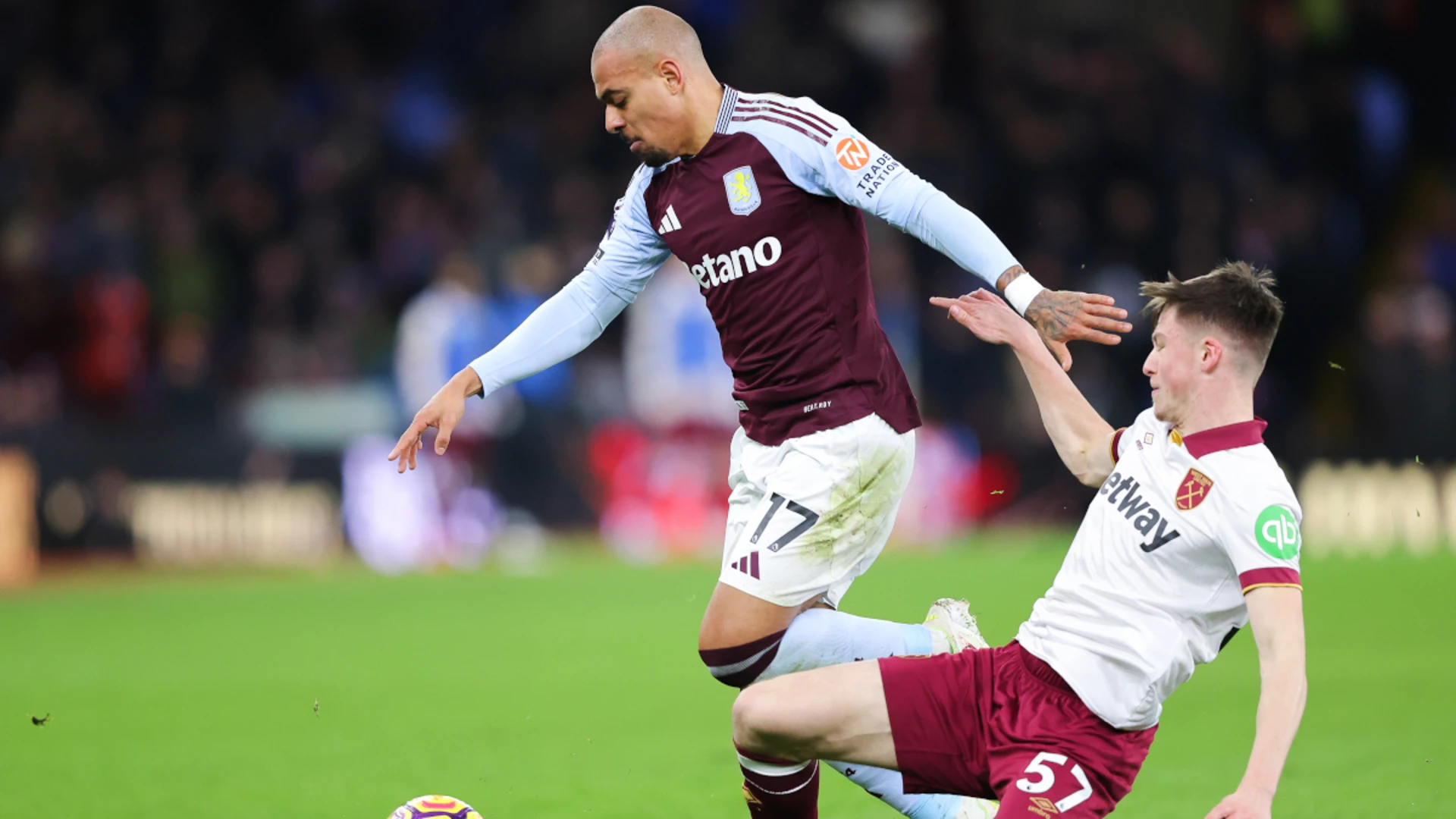 Aston Villa and West Ham draw after Emerson cancels out Ramsey goal