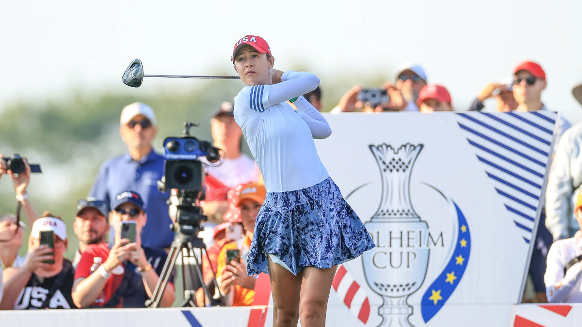 US remain in Solheim Cup lead after early Saturday round