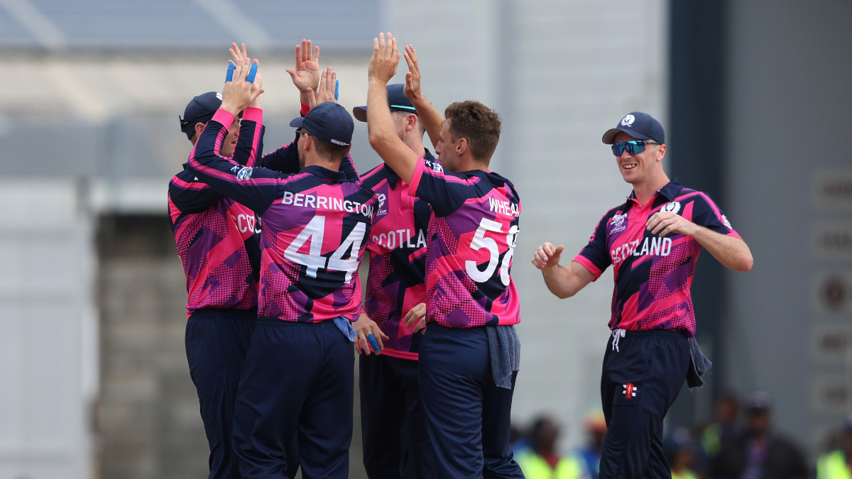 Berrington anchors Scotland to T20 World Cup win over Namibia