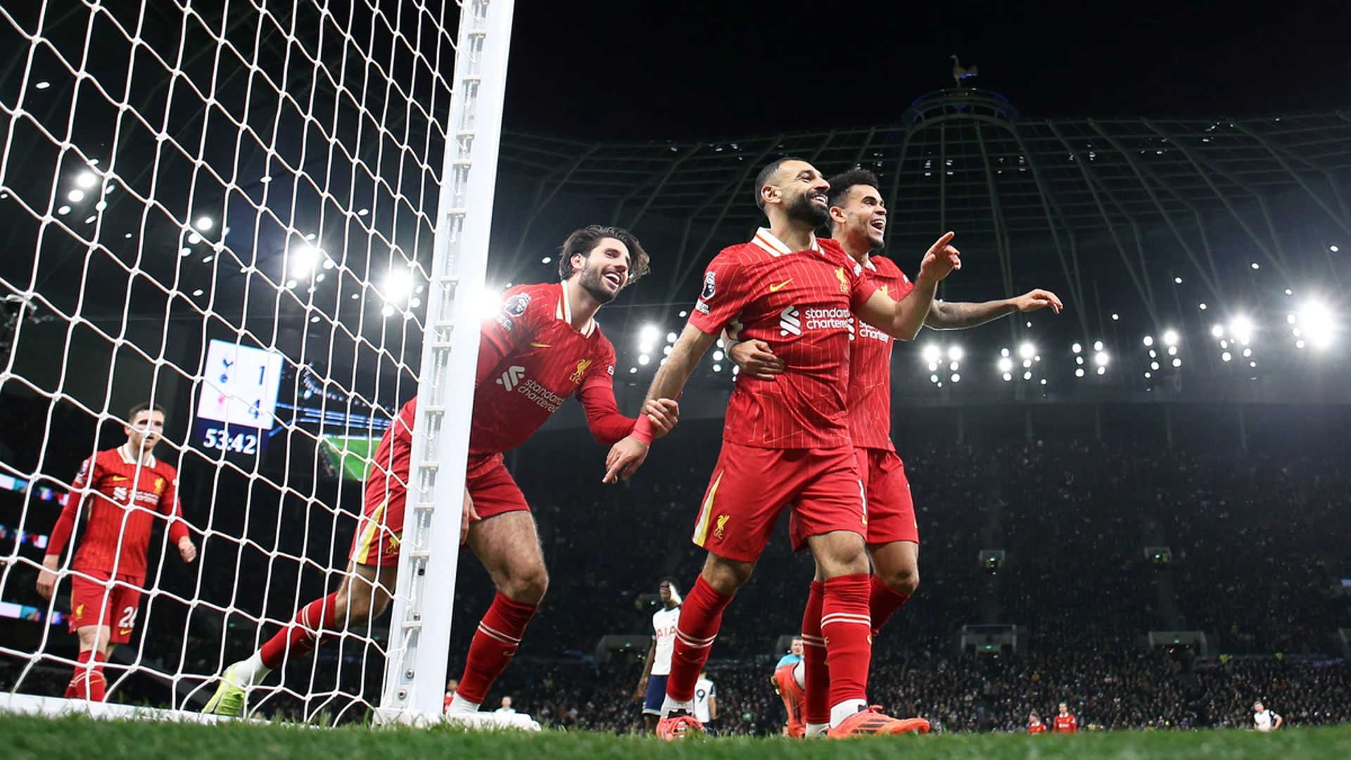 Salah stars as rampant Liverpool hit Spurs for six