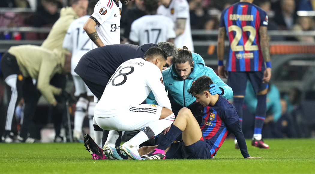 Barca midfielder Pedri sidelined with hamstring injury