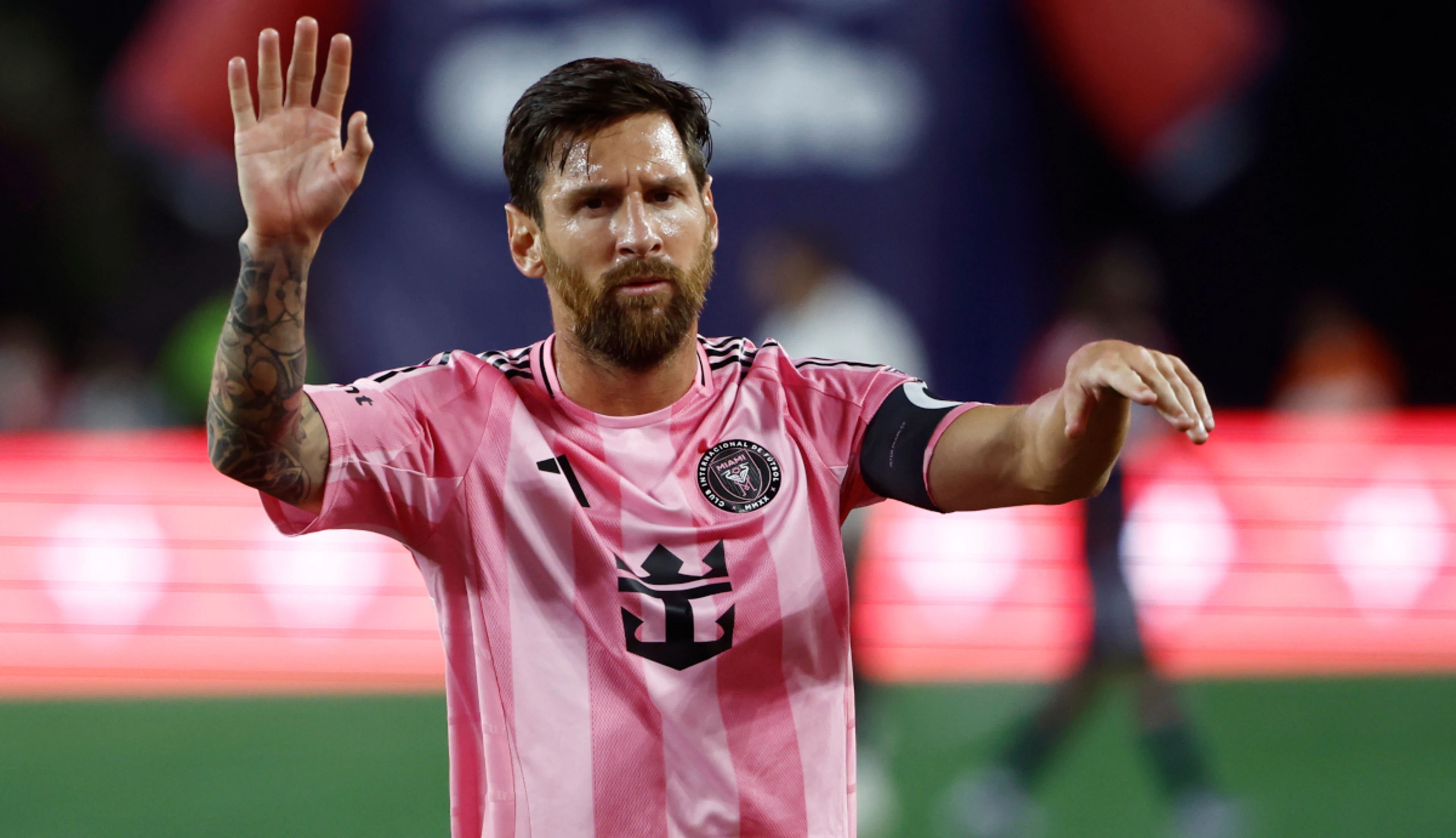 Messi brace buoys Miami in MLS victory over New England