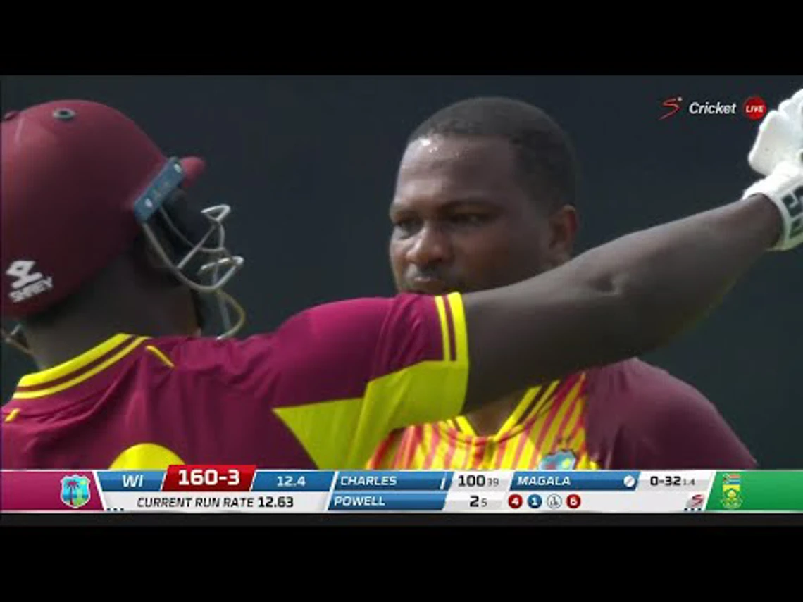 Johnson Charles 118 | South Africa v West Indies | 2nd T20