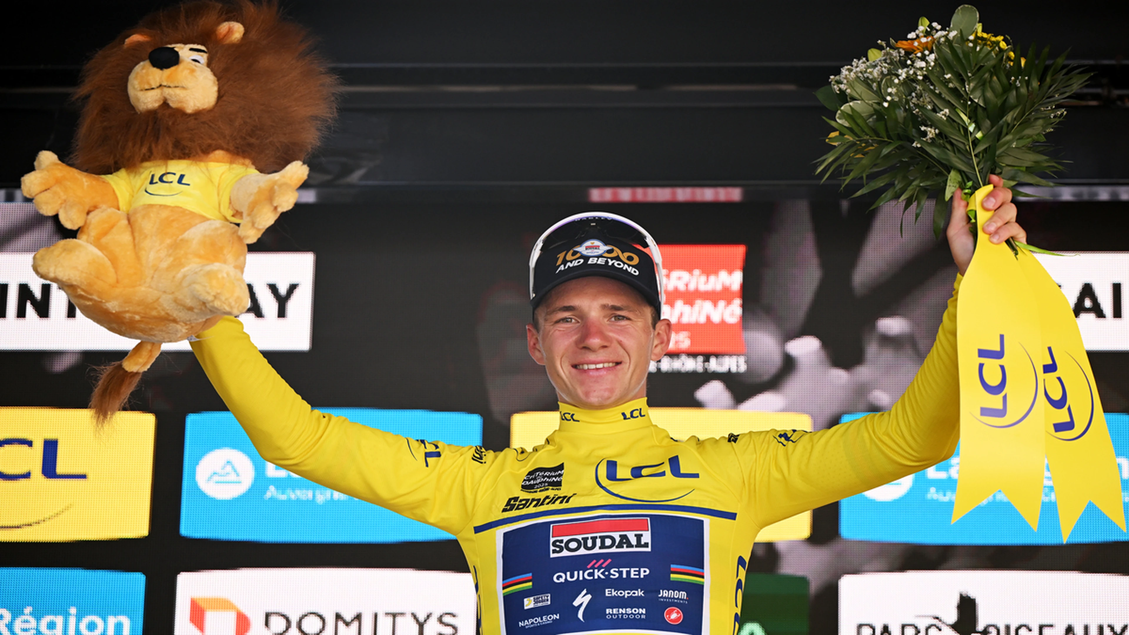 Evenepoel dominates Dauphine time-trial to slip into yellow