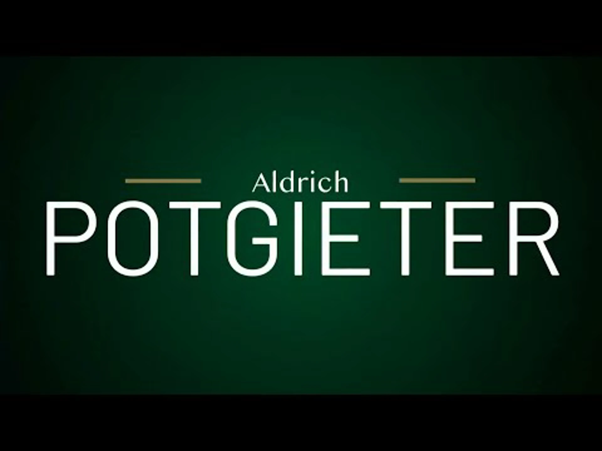 Aldrich Potgieter | Nedbank Golf Challenge | SuperSport
