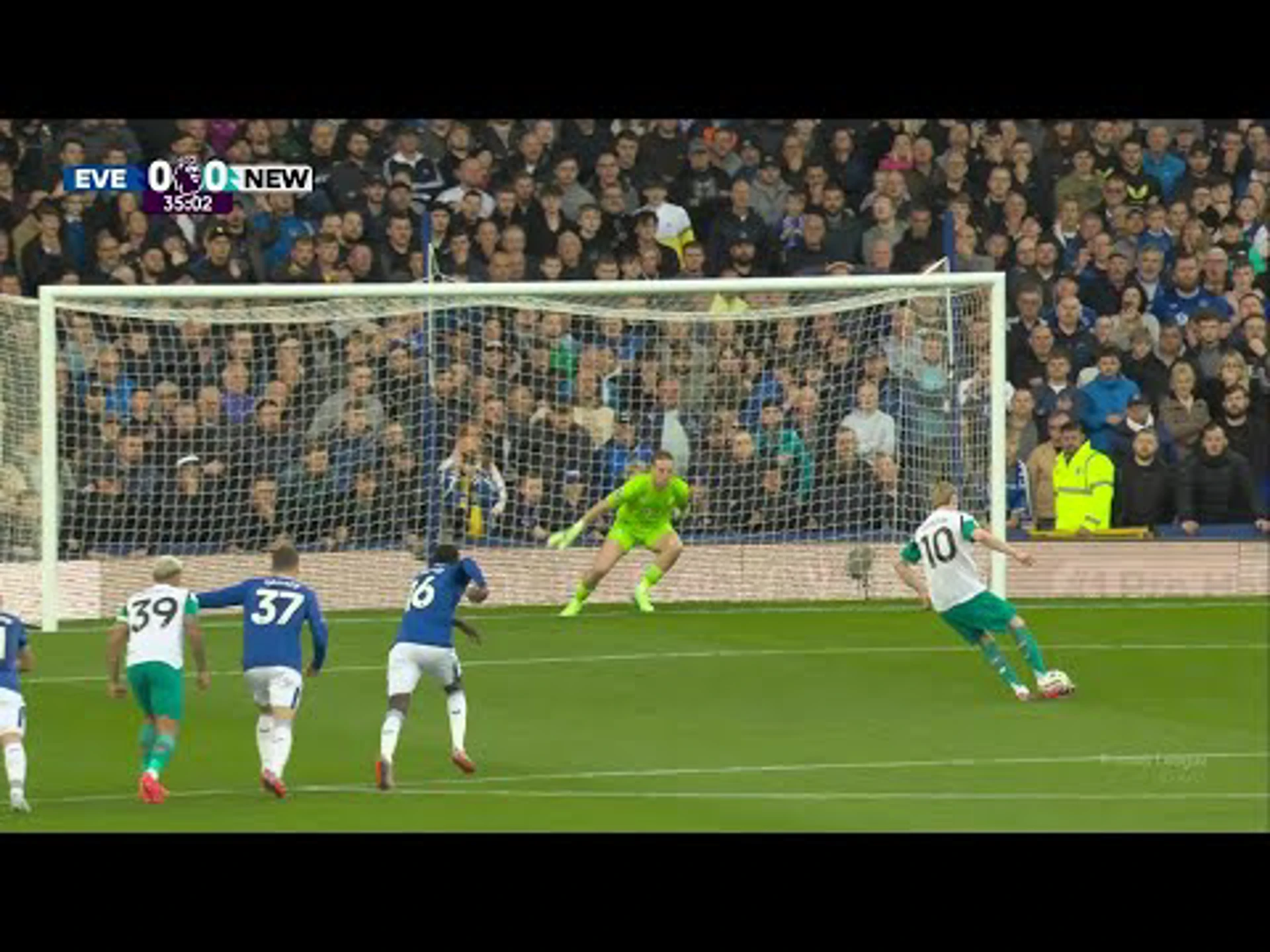 Jordan Pickford | 35ᵗʰ Minute Spectacular Penalty Shot v Newcastle