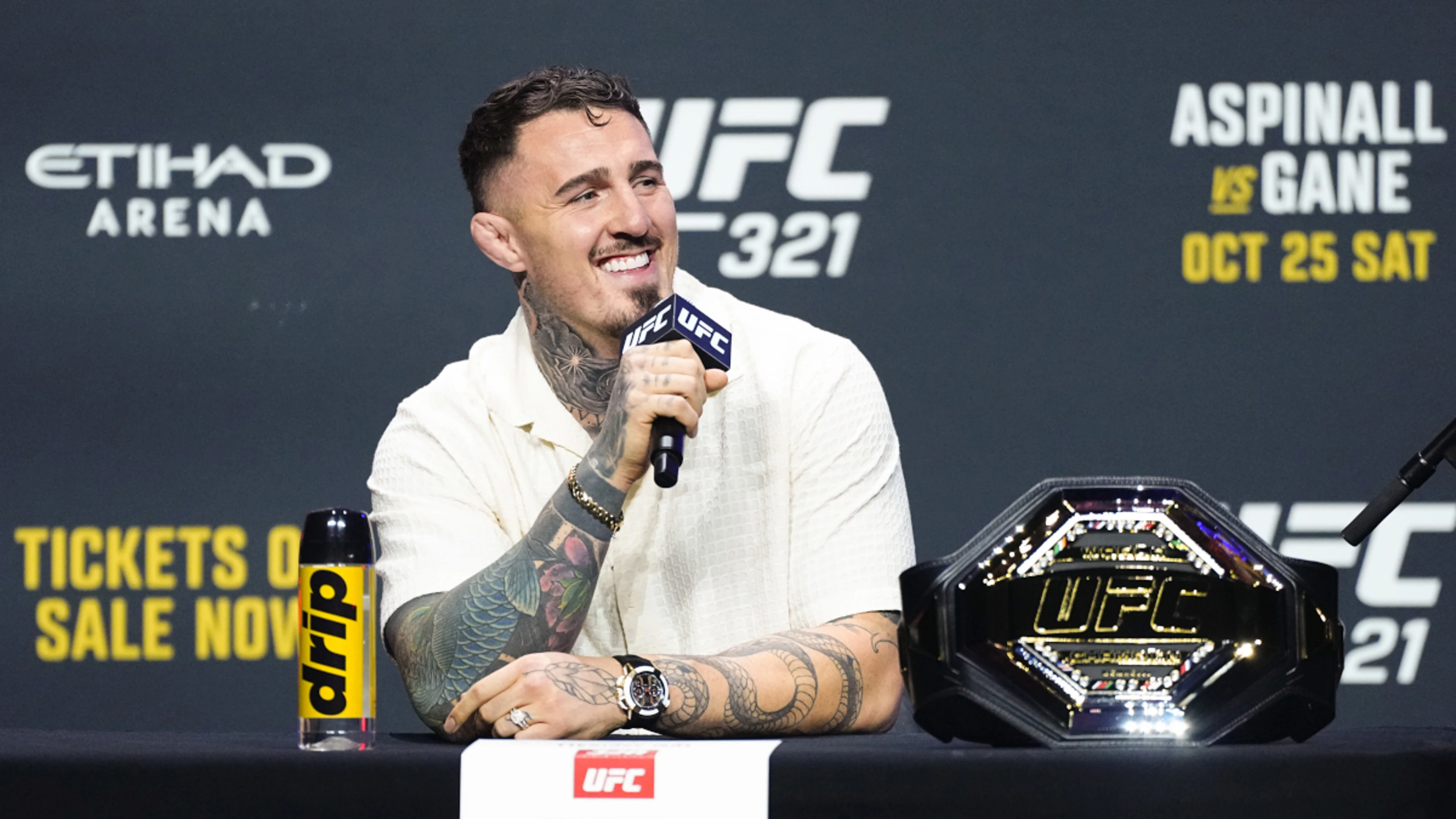 Aspinall set for first defence as undisputed Heavyweight Champion