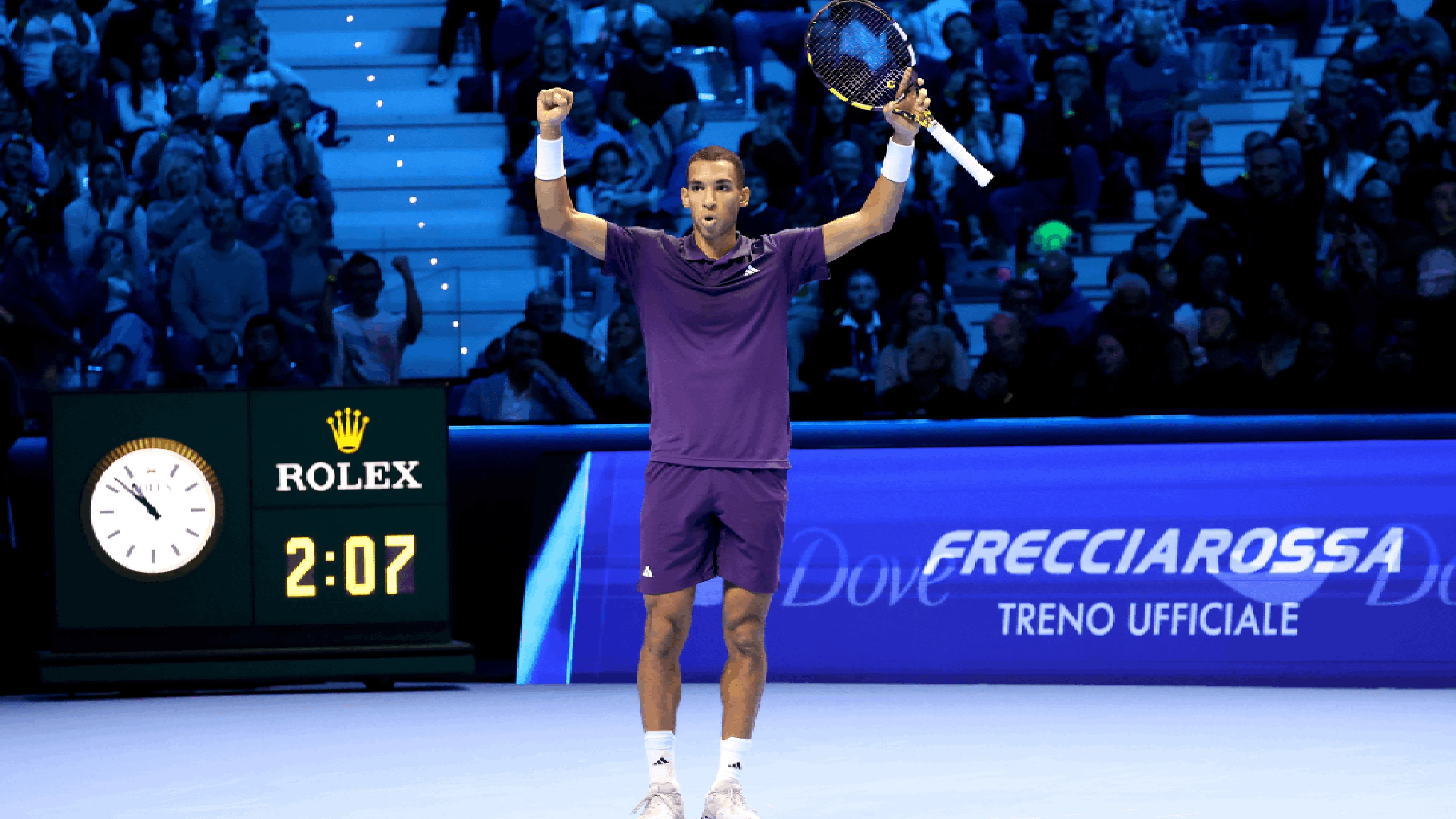 Alexander Zverev v Auger Aliassime | Match Highlights | Nitto ATP World Tour Finals