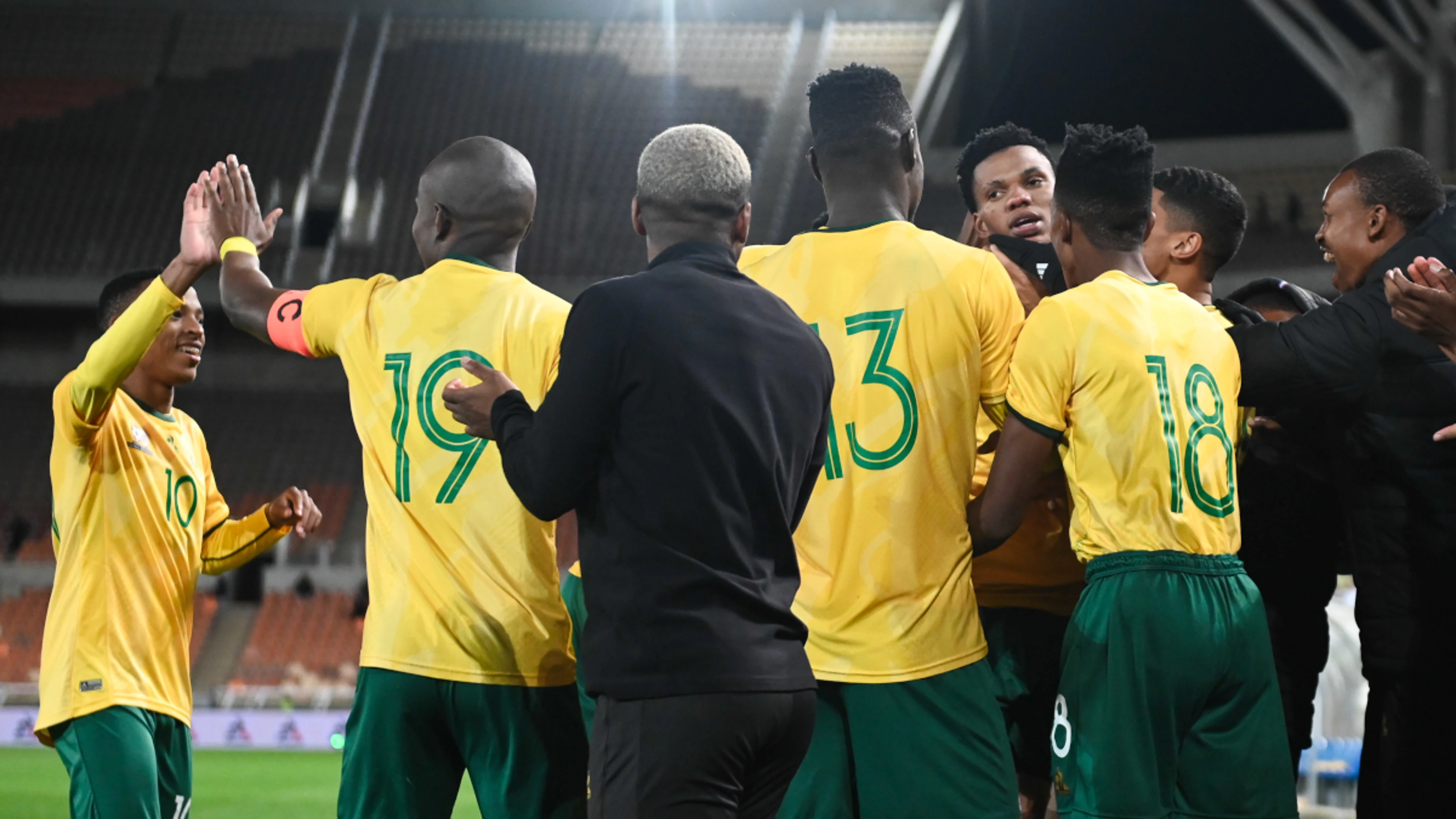 Bafana ease to victory over the Mambas