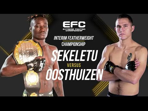 Ken Sekeletu v Billy Oosthuizen | Interim Featherweight Title Bout | Highlights | EFC 128