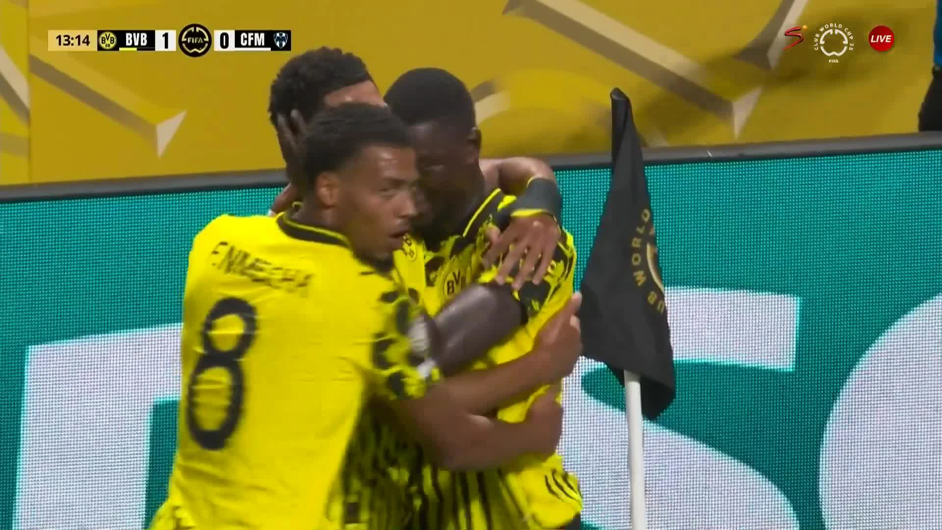 Serhou Guirassy Goal | Dortmund v Monterrey| FIFA Club World Cup Round of 16