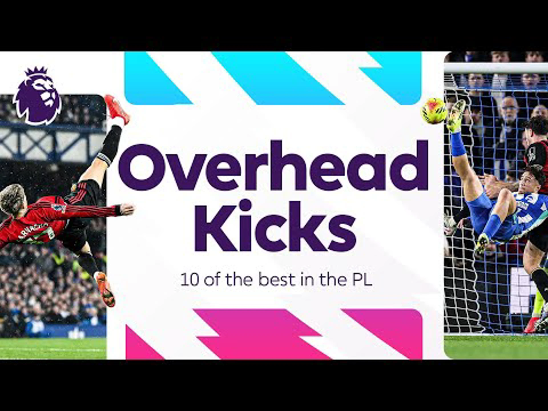 Ten of the best OVERHEAD KICKS | Premier League