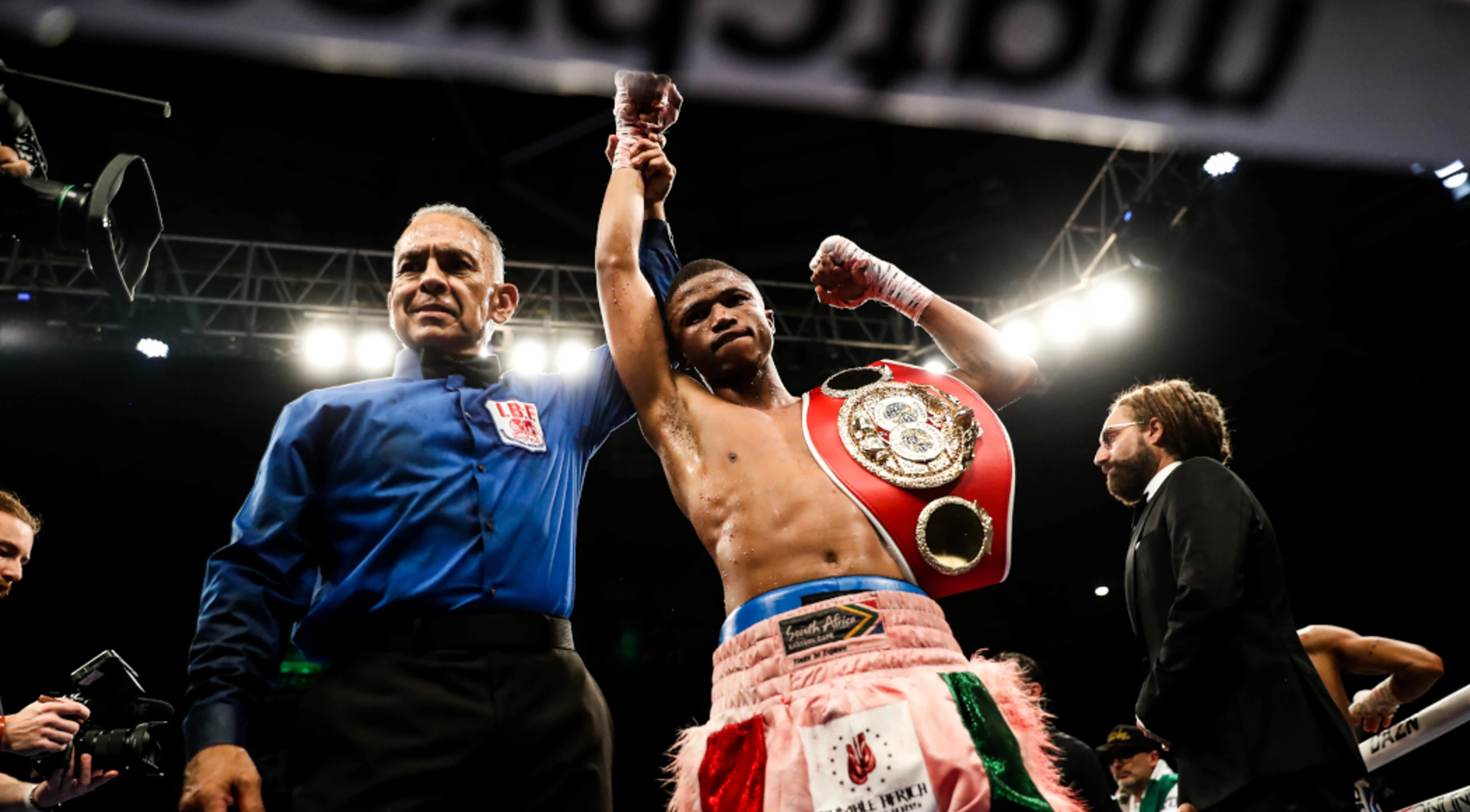 Sivenathi Nontshinga only SA fighter to hold a main organisation belt