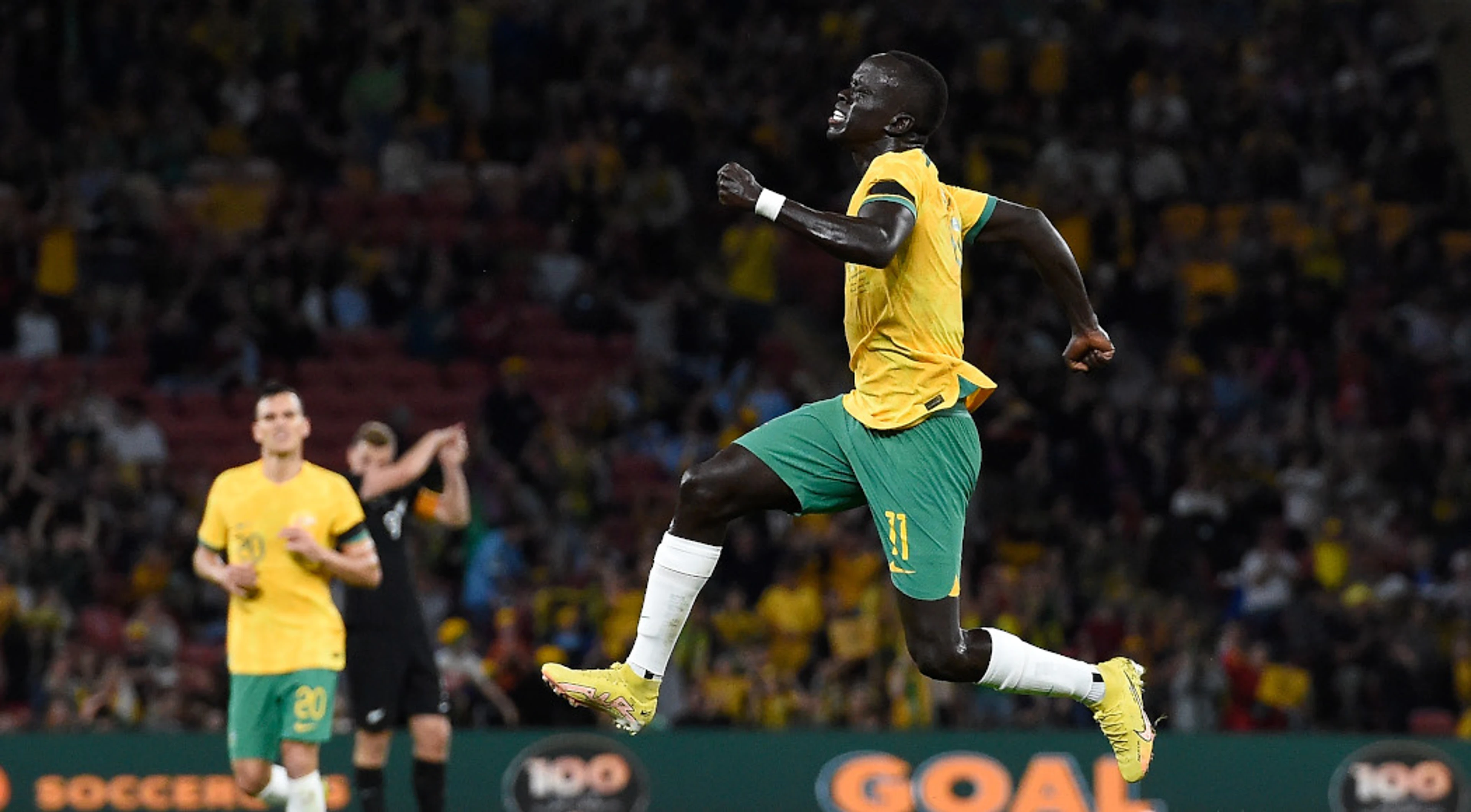 Australia's Mabil completes journey from refugee camp to World Cup