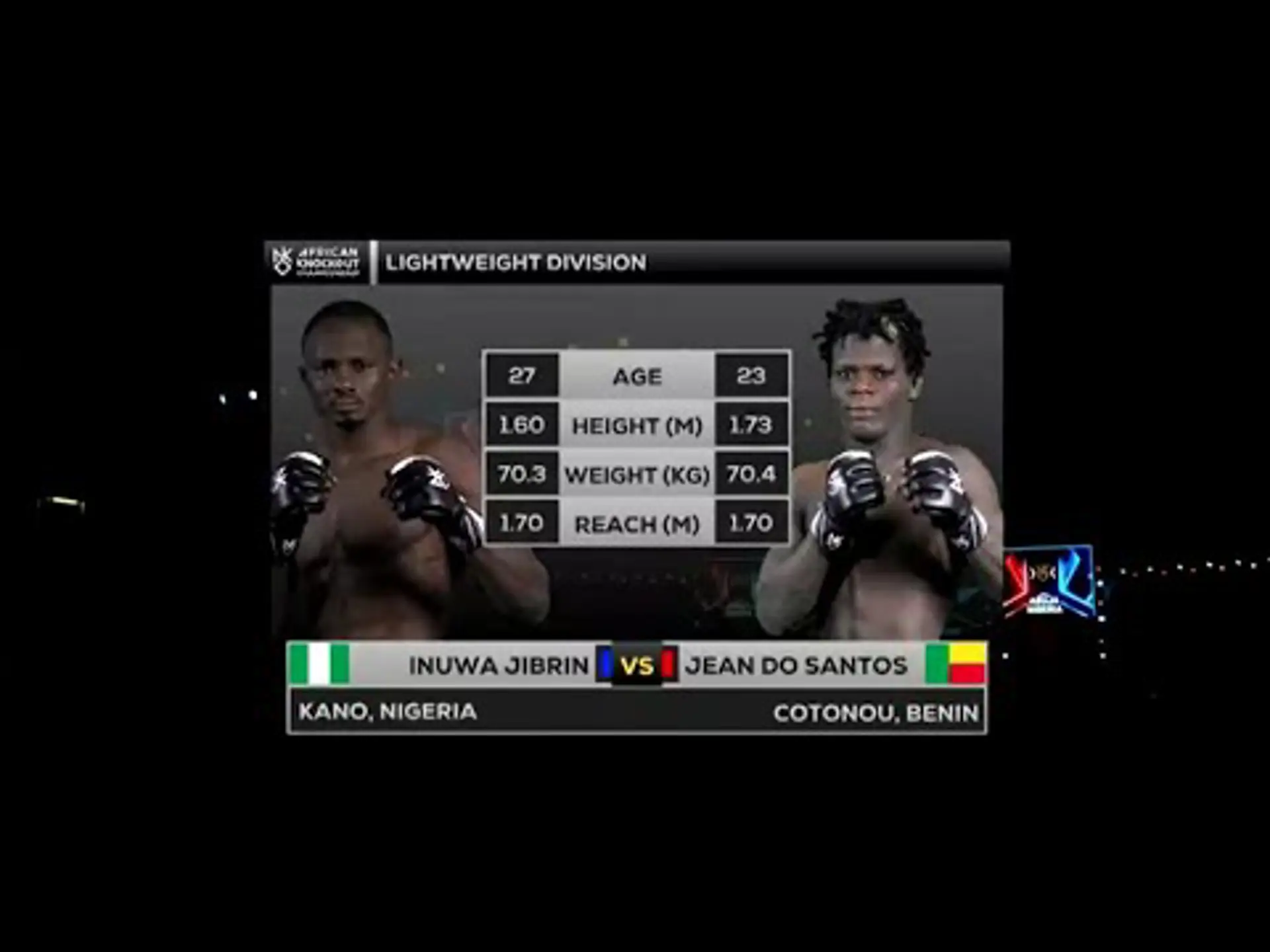 Do Santos v Inuwa Baba | Lightweight Division Bout | Highlights | African Knockout