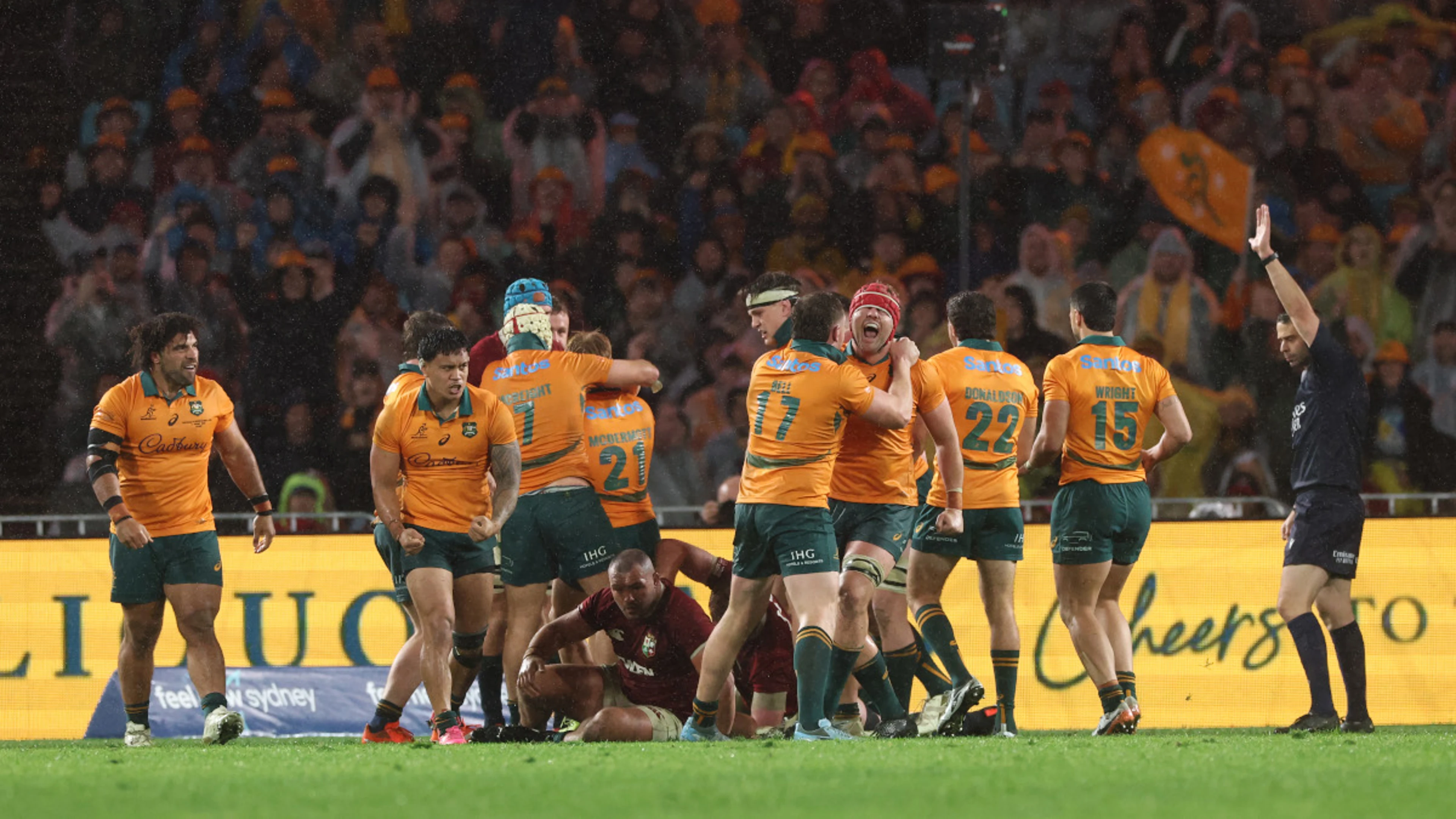 Fearless Wallabies stun weary Lions to win third test