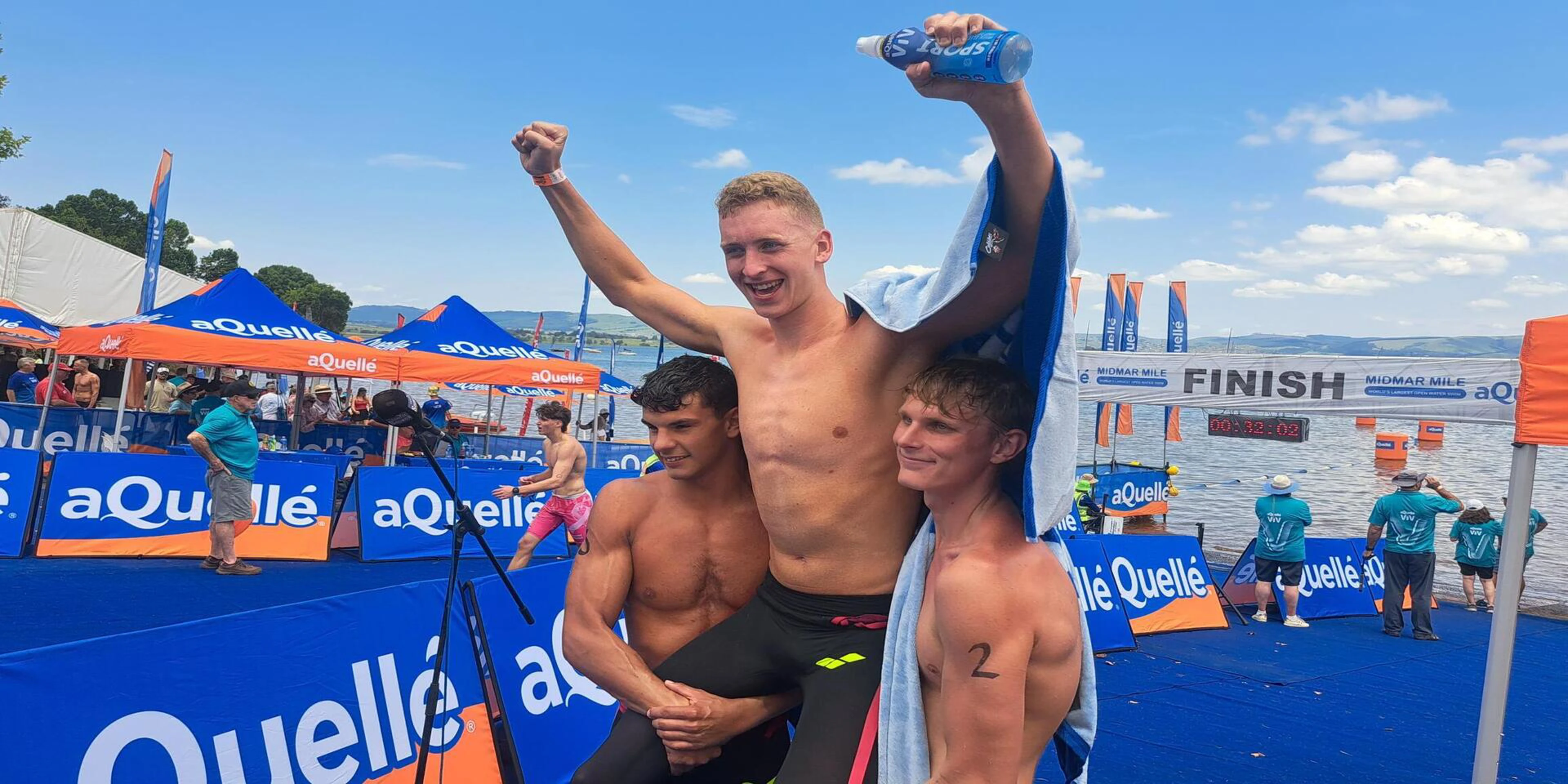 Caldwell and Lötter claim maiden Midmar Mile titles