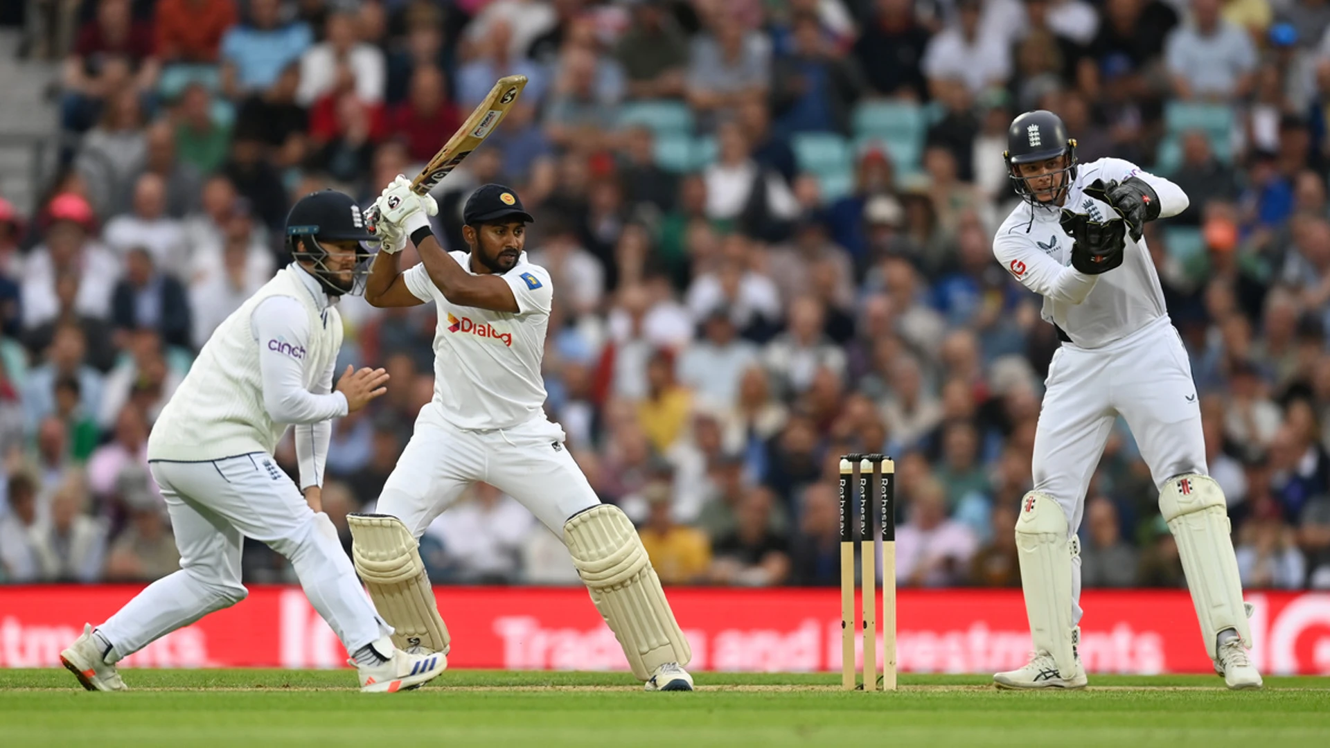 FIGHTING BACK: Sri Lanka duo defy England