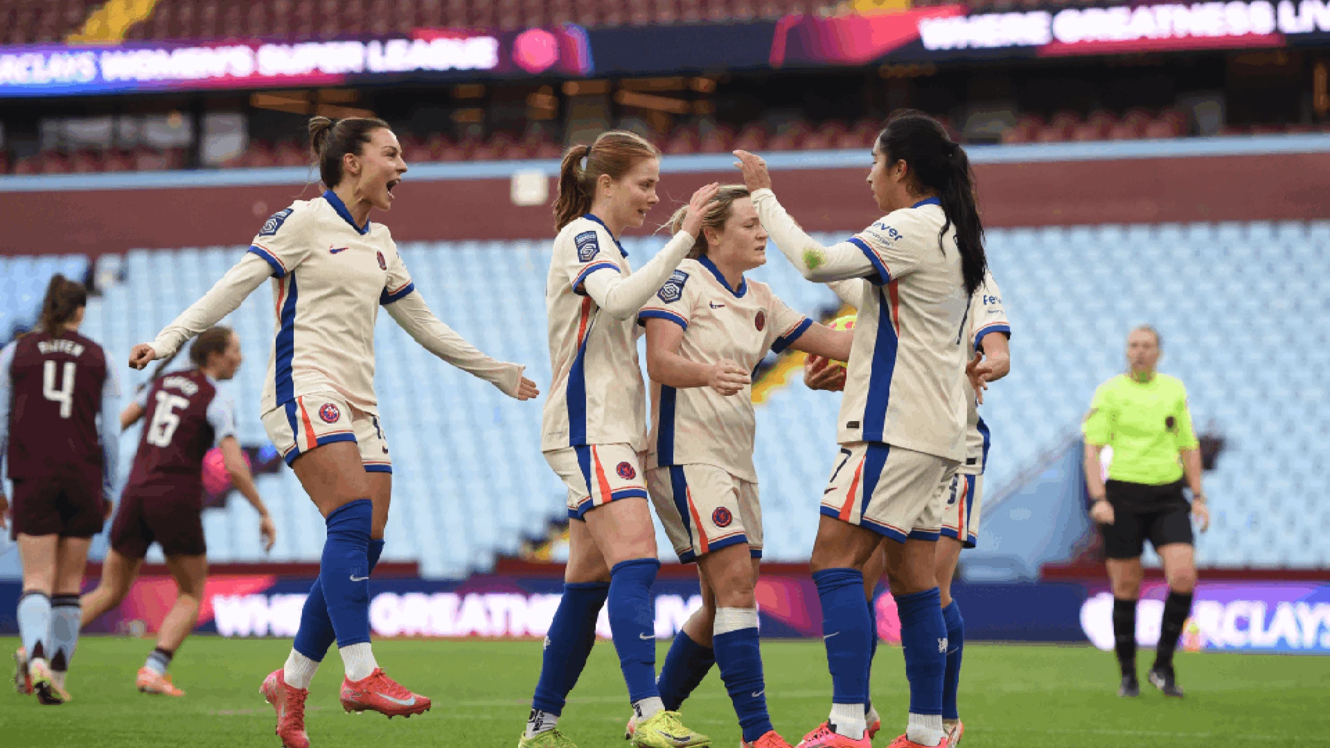 Aston Villa v Chelsea | Match Highlights | Women's Super League