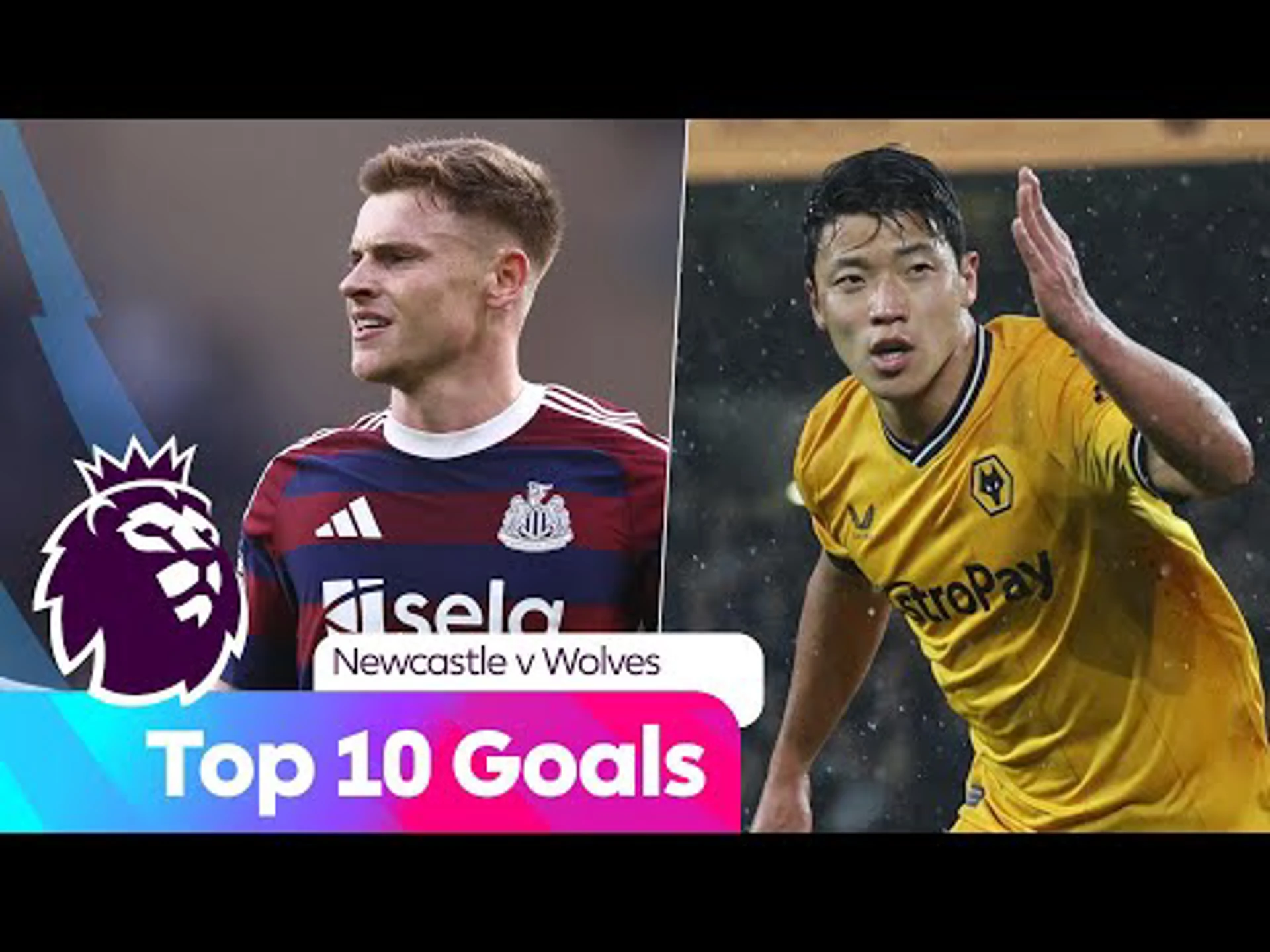 Top Ten Goals | Newcastle against Wolves | Premier League