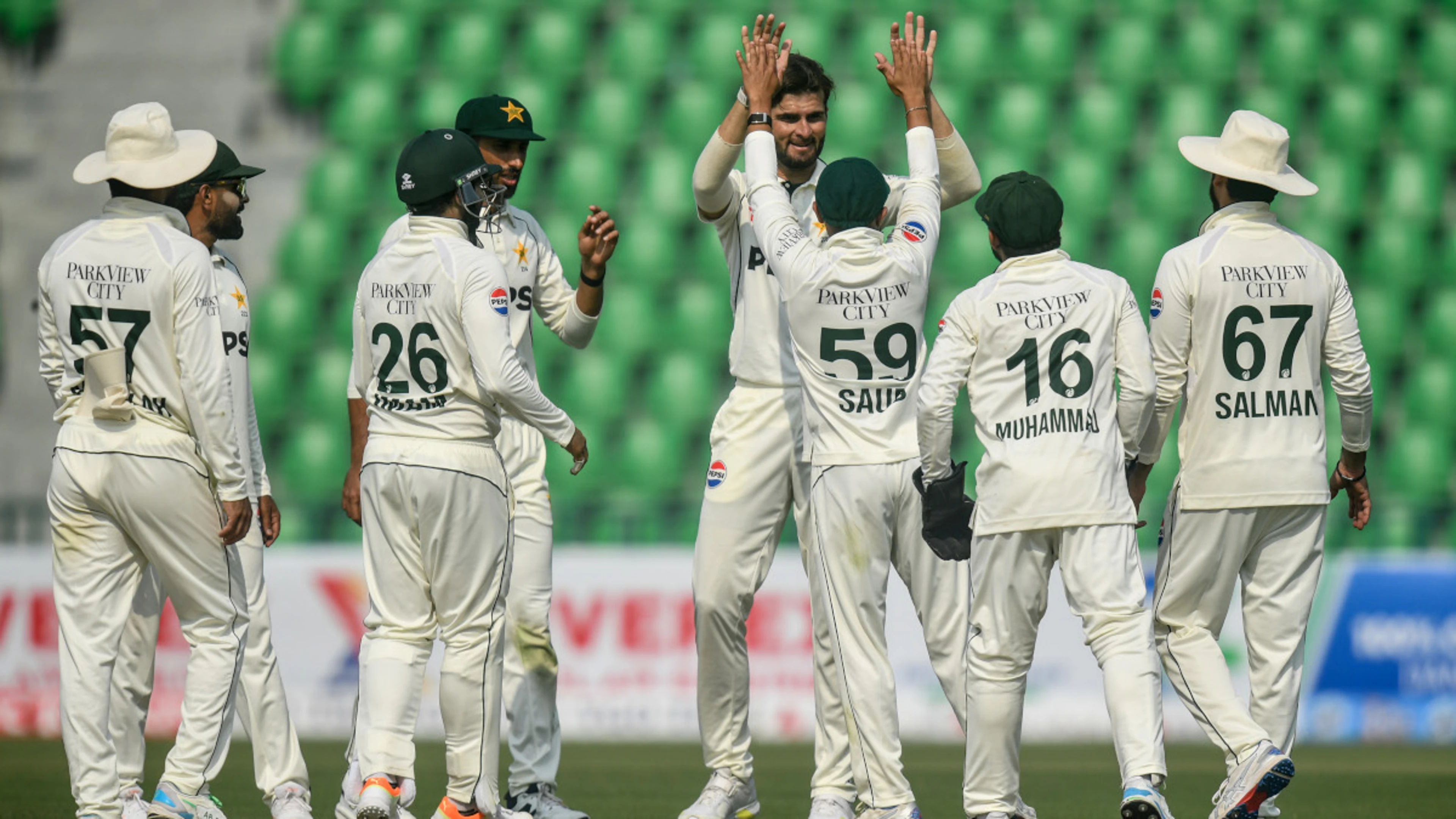 DAY 4: Afridi, Noman share 8 wickets as Pakistan win by 93-runs