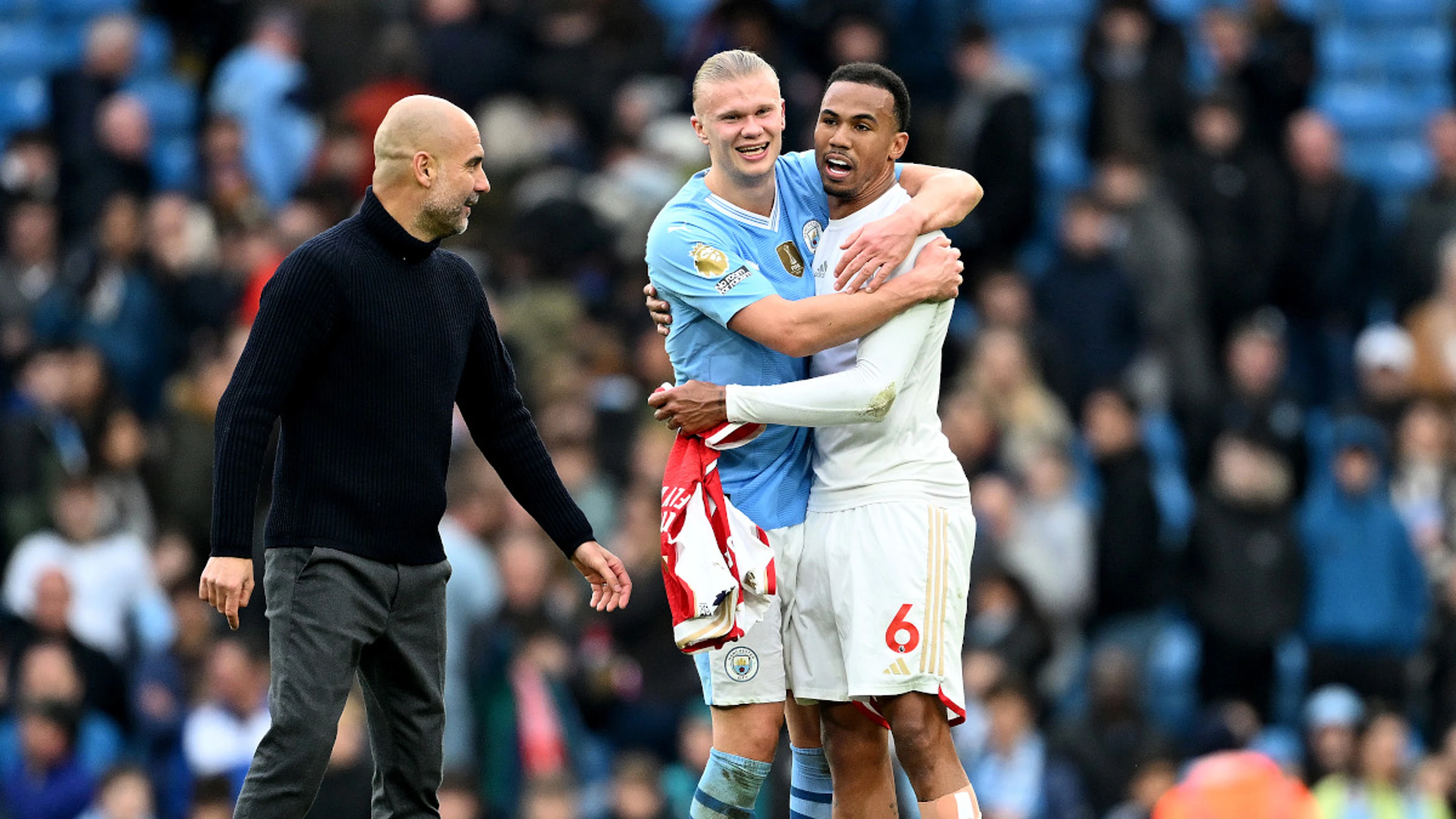 Man City and Arsenal draw in Premier League title showdown