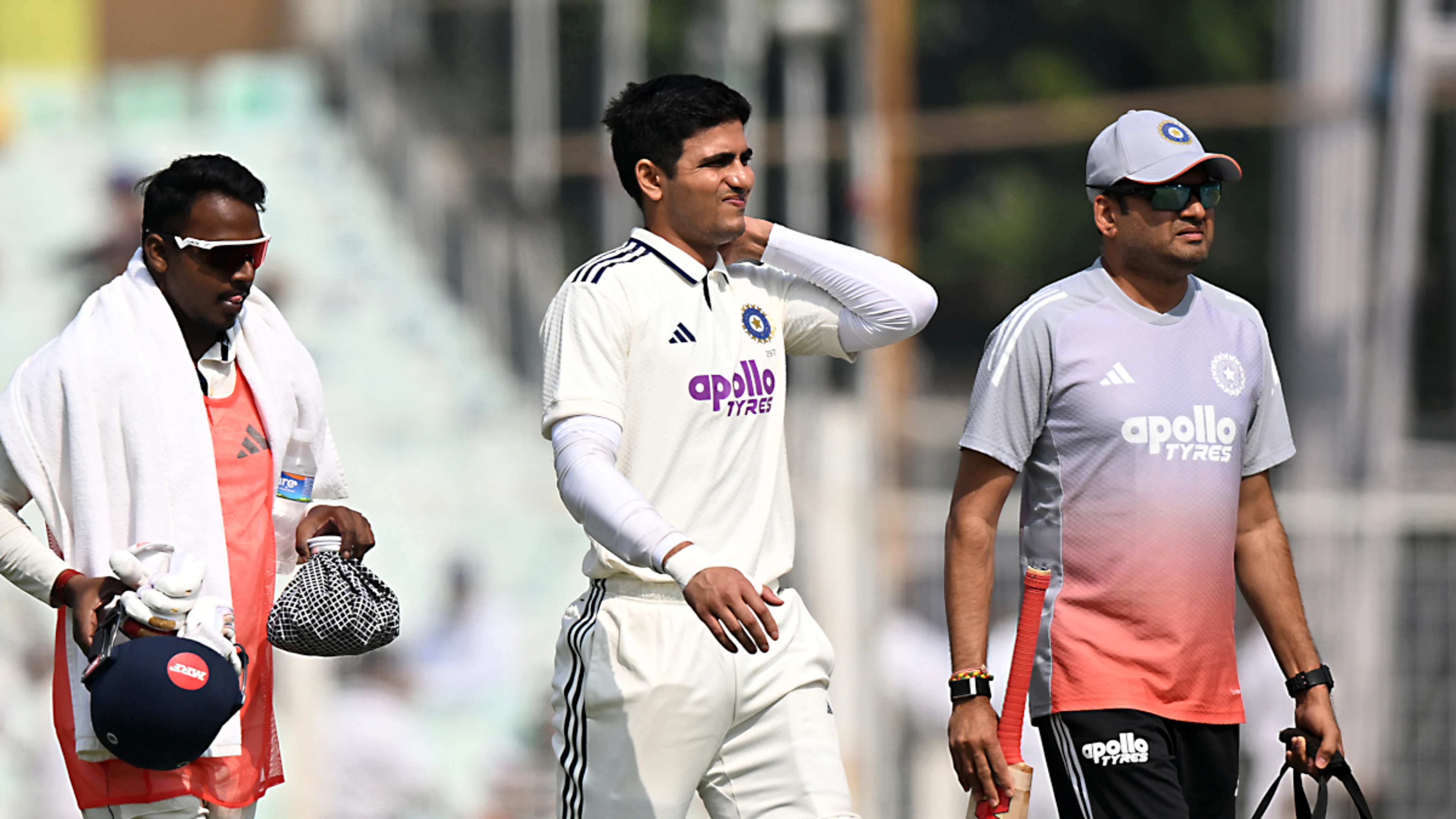 India captain Gill out of South Africa test with neck injury