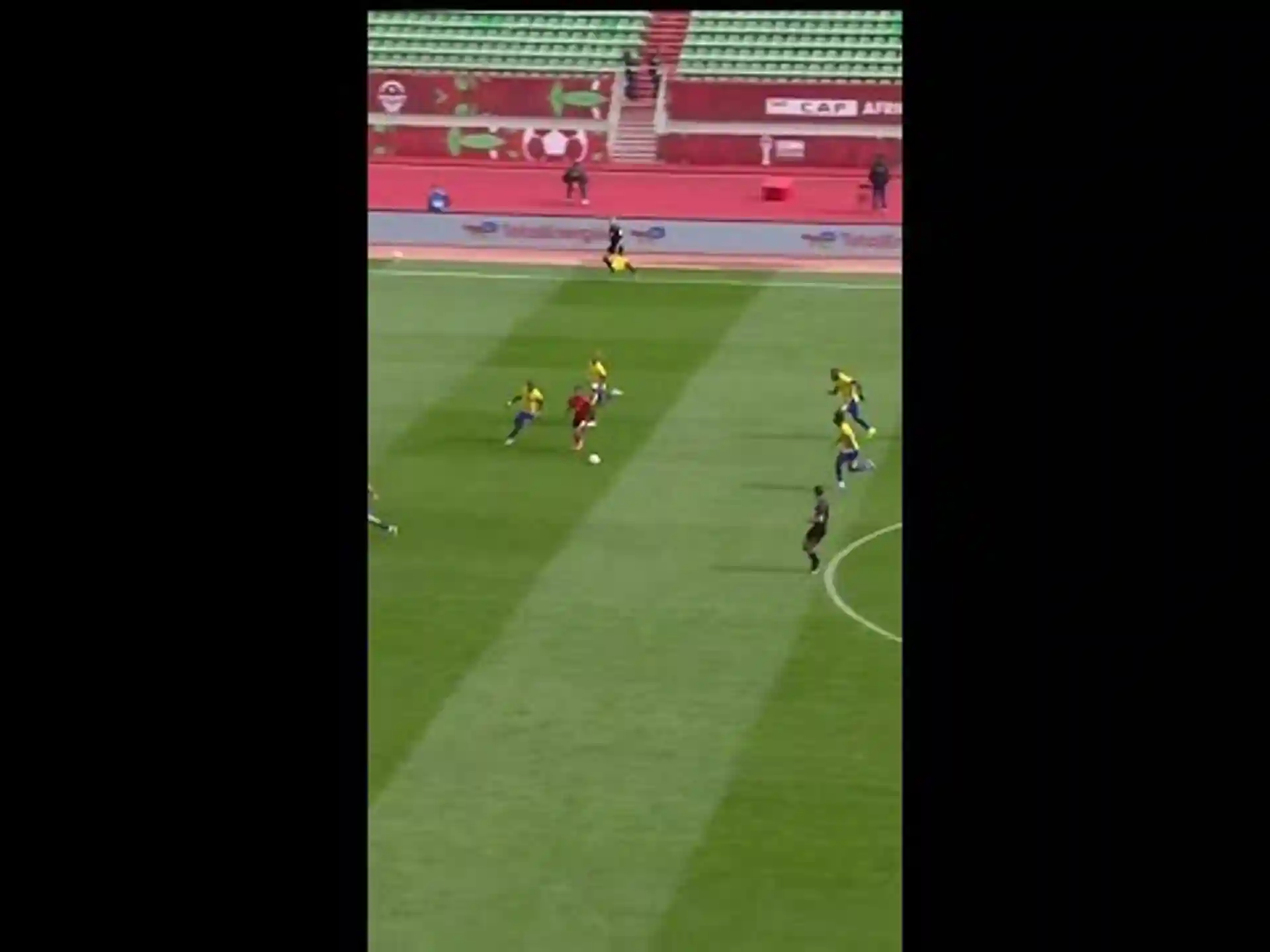 MAN V WOODWORK: WITI shot - what a strike!