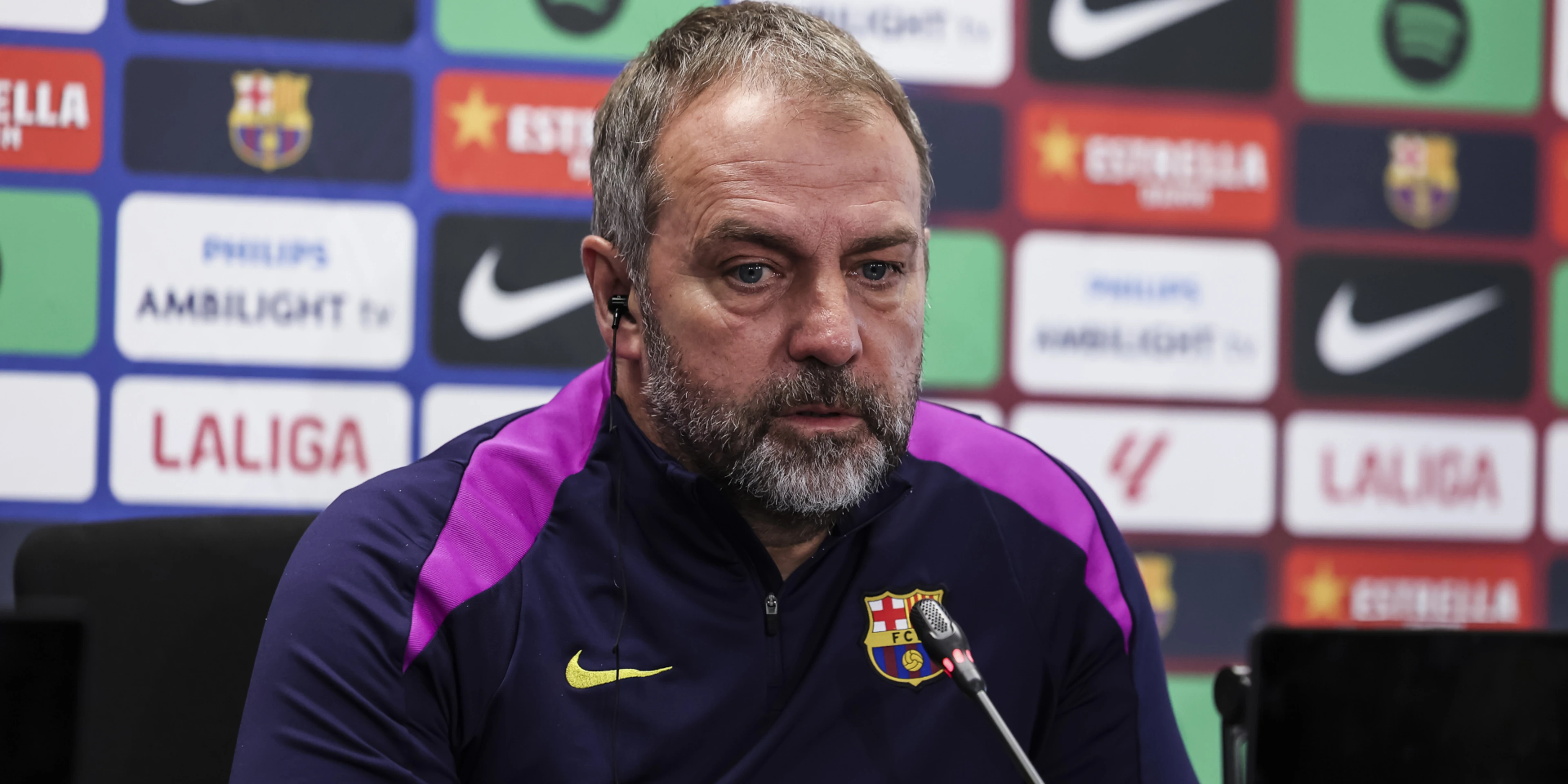 Flick backs Garcia to shrug off Espanyol backlash in Barcelona derby